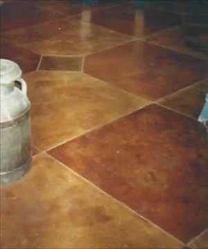 Basement floor after (concrete)