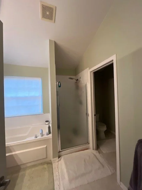 Shower With Full Wall Before