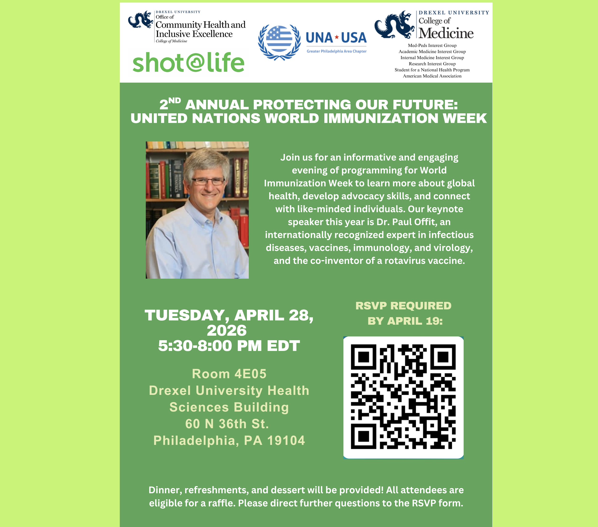 Protecting Our Future — World Immunization Week Event