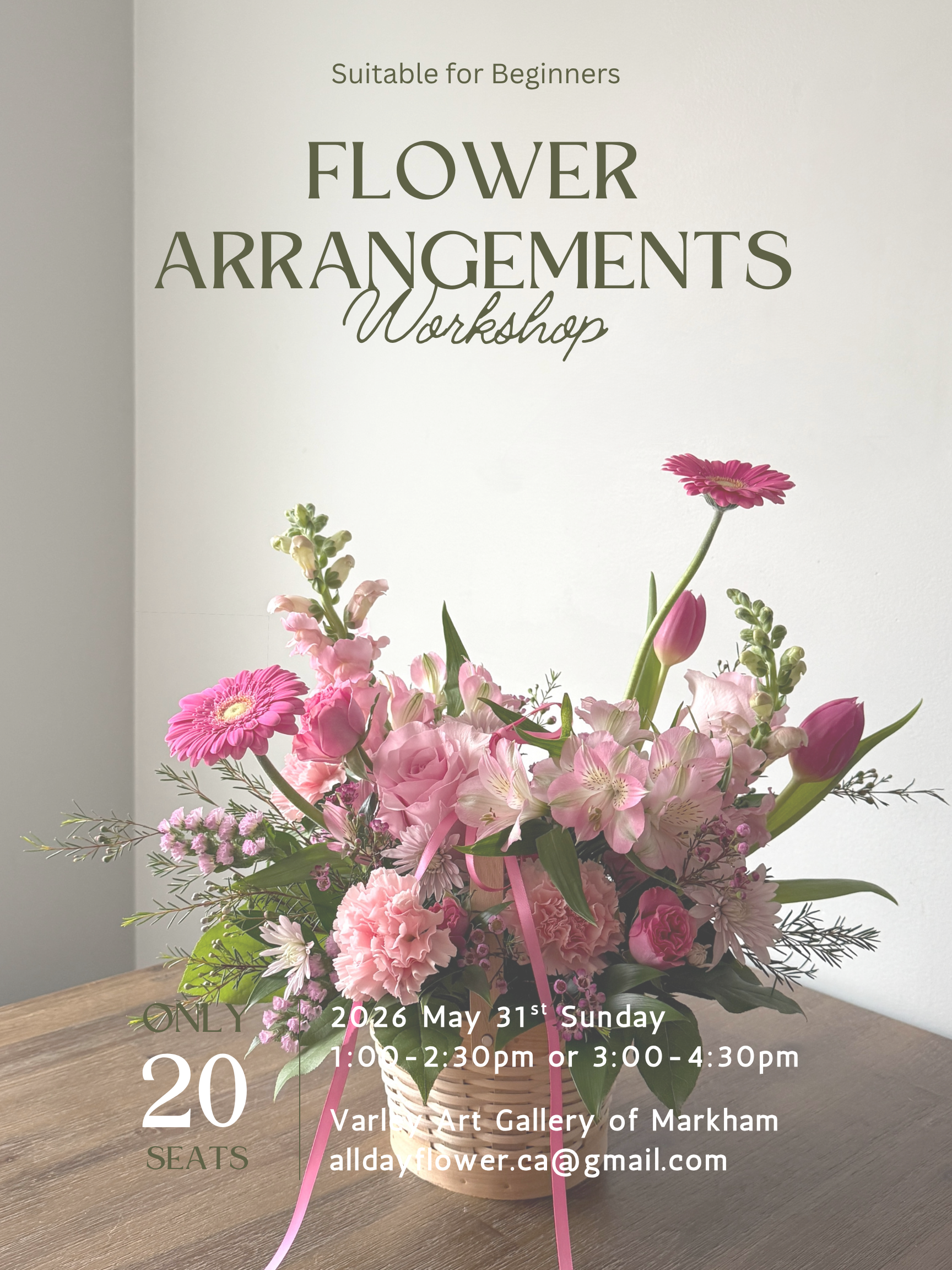 Where Spring Meets Summer: Floral Basket Workshop