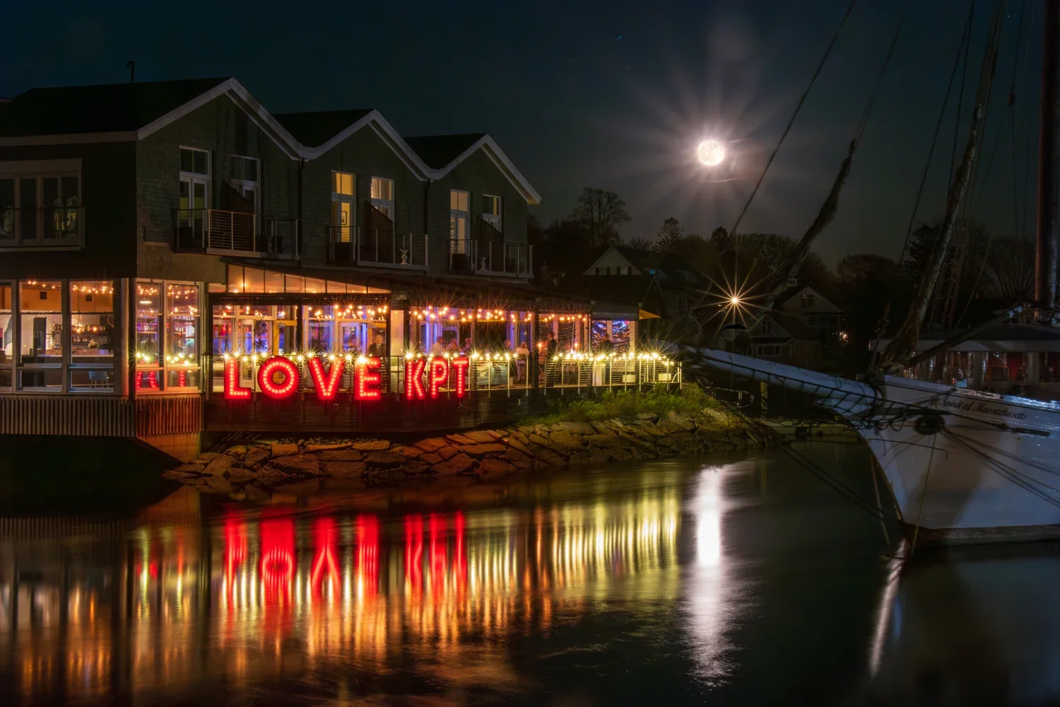 Love Kennebunkport with moon