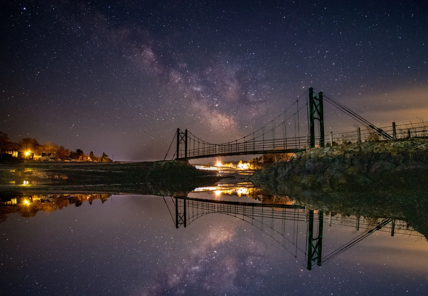 Milky Way over Wiggly Bridge