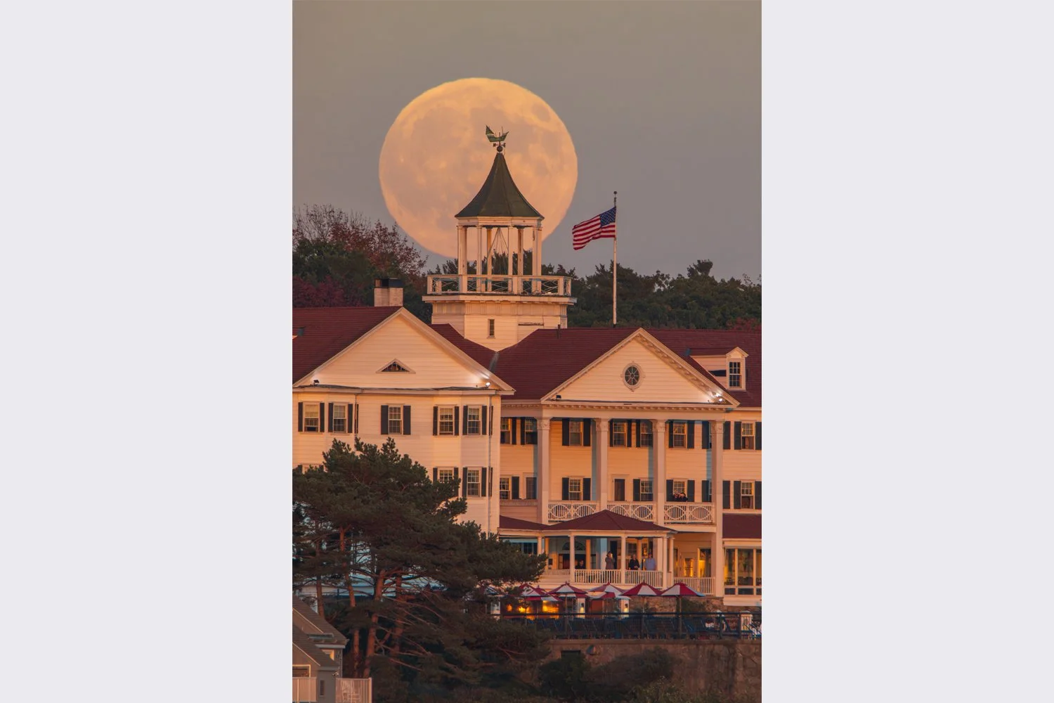 Full Moon Over The Colony