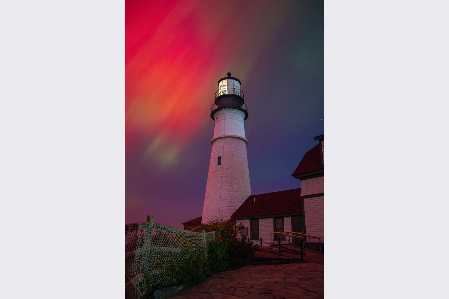 Northern Lights Above Portland Head