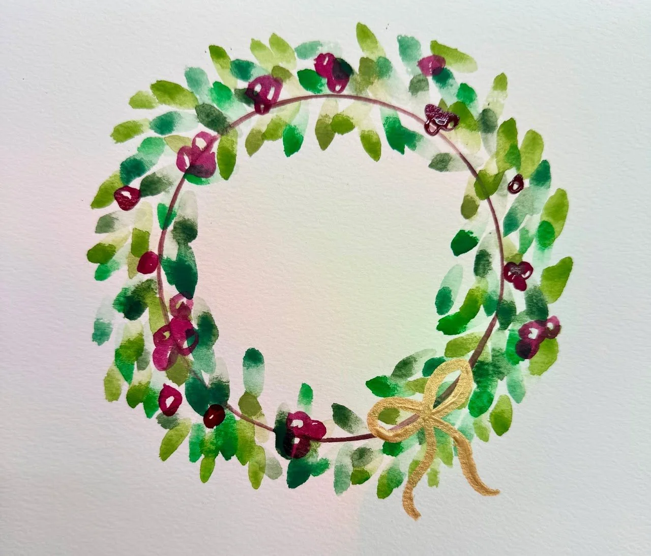 Holiday Card Watercolor Workshop