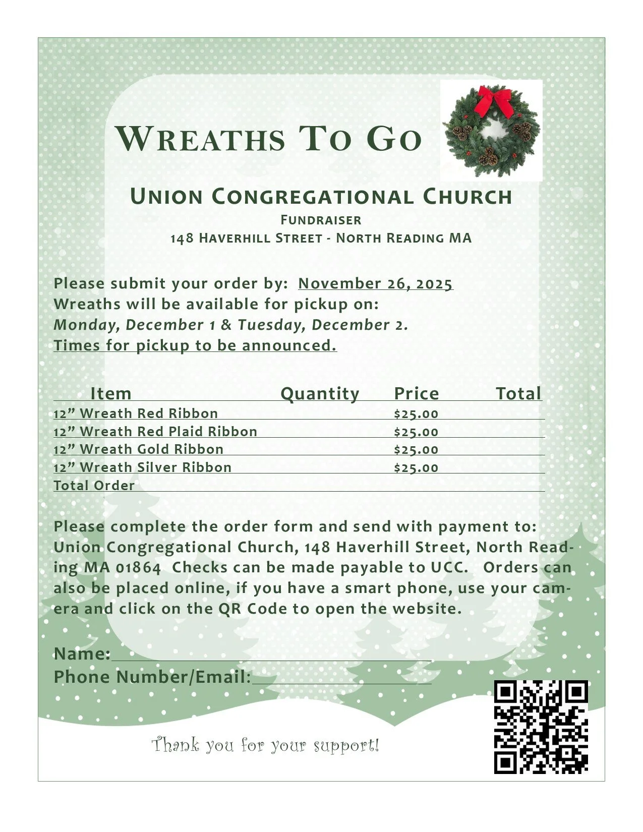 Wreaths to Go Sale