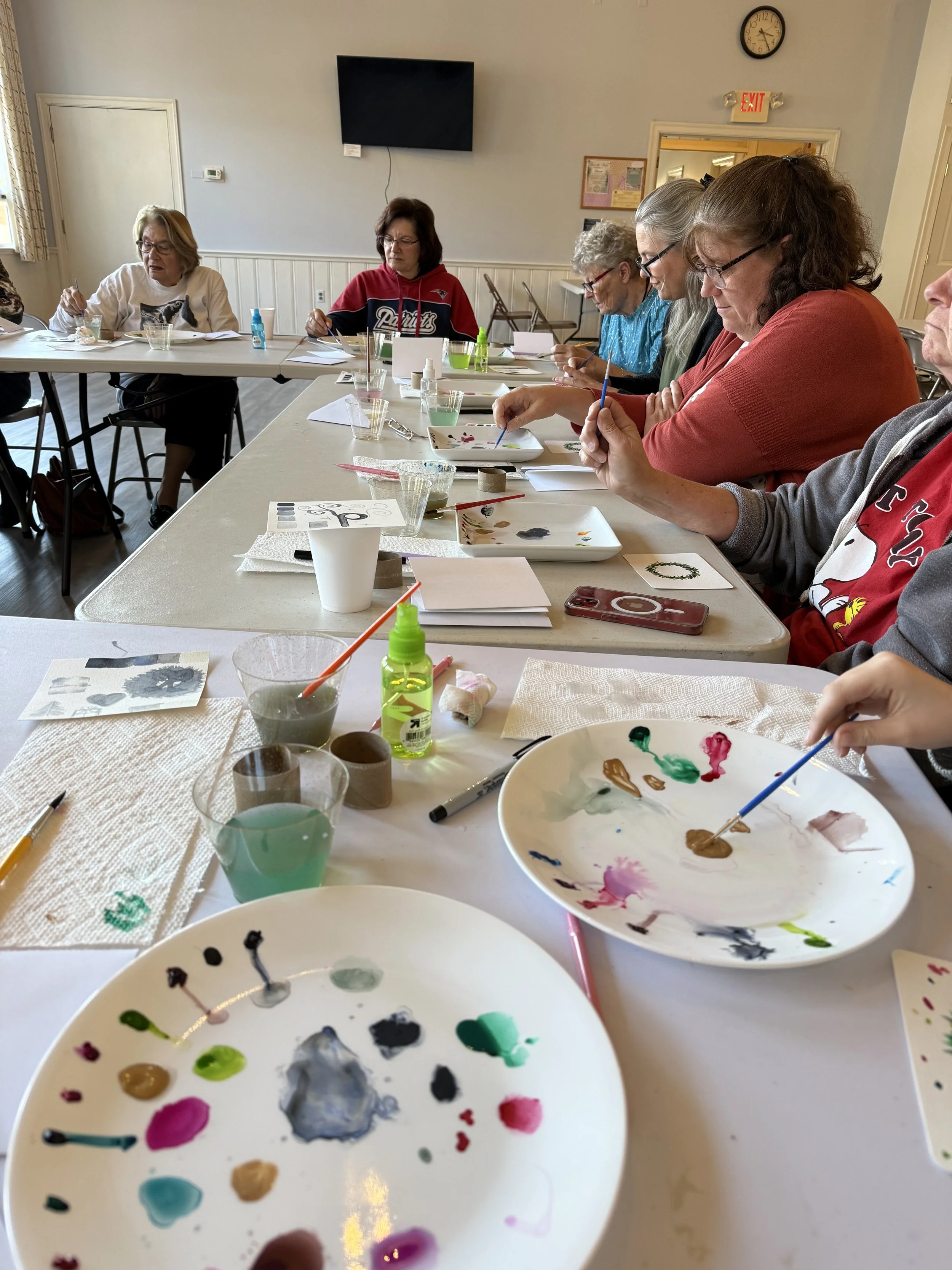 Watercolor Christmas Card Workshop