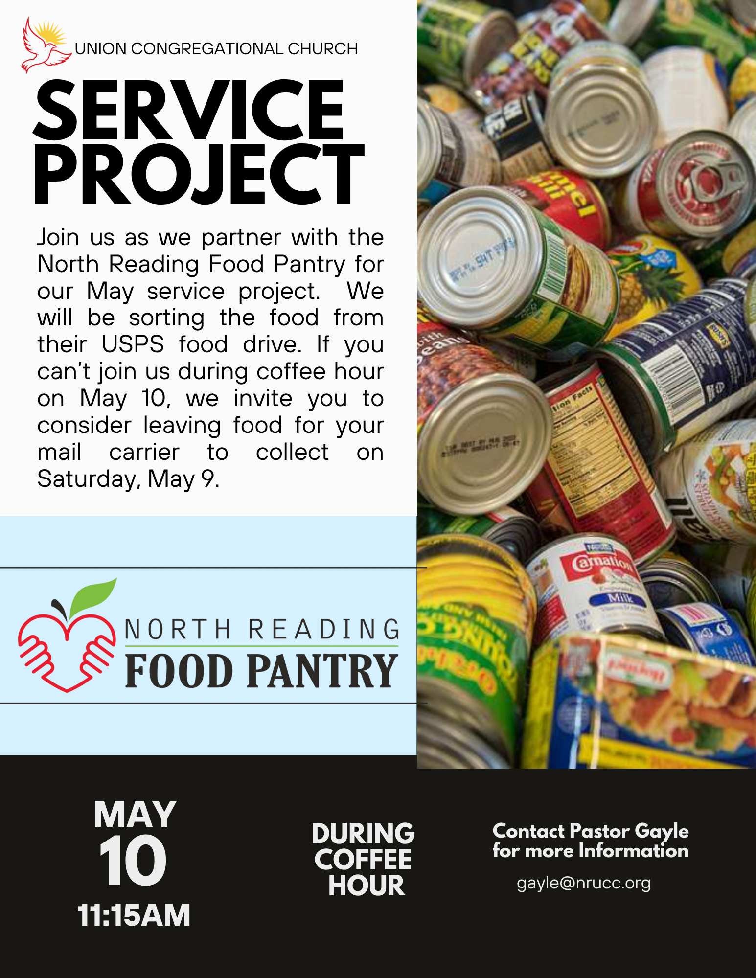 Post Office Food Drive Sort