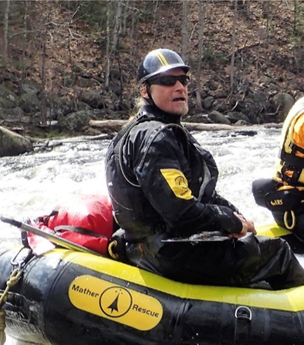 Mike Mather of Mather Rescue Higgins and Langley board photograph