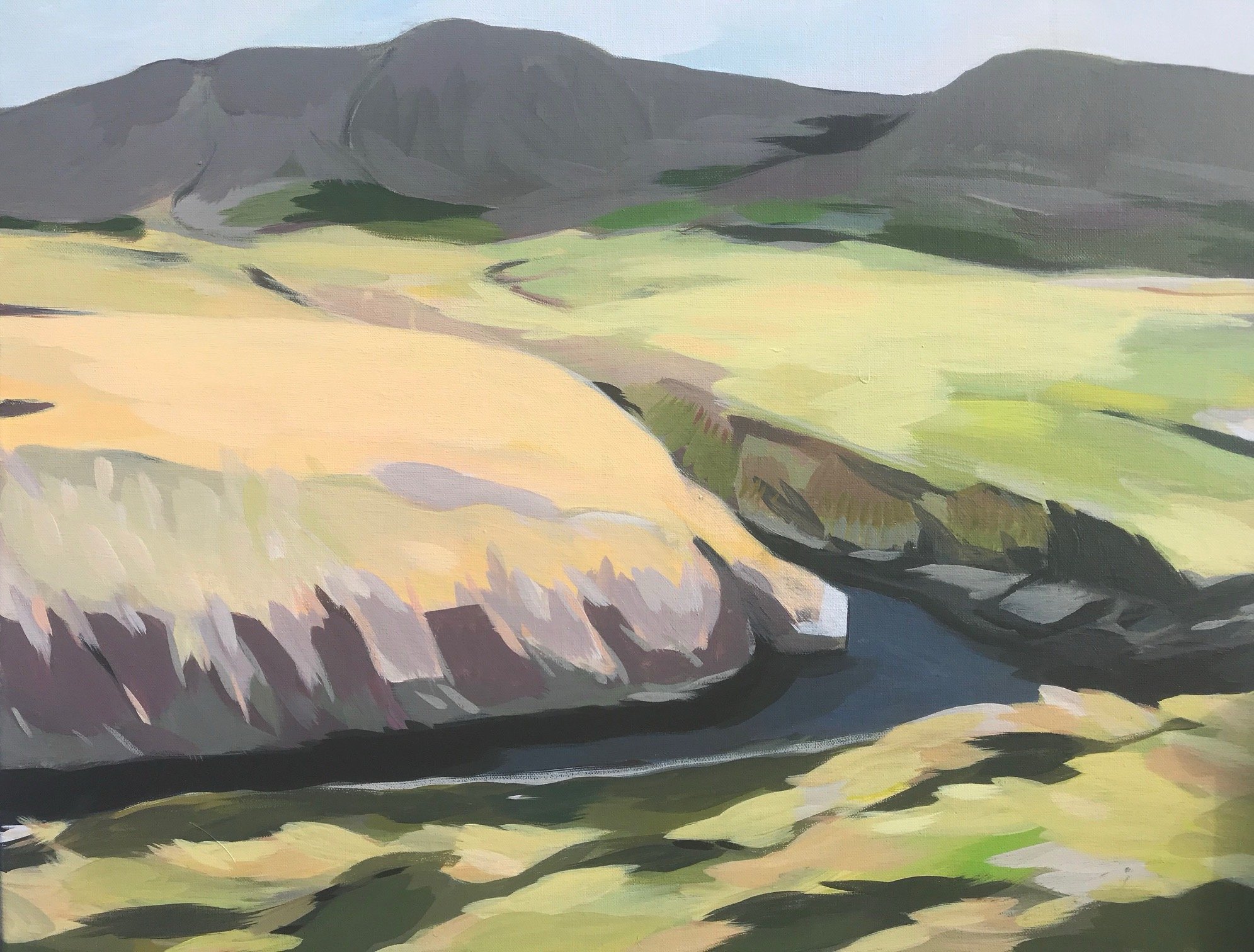 Dingle Pier, 50x60 cm