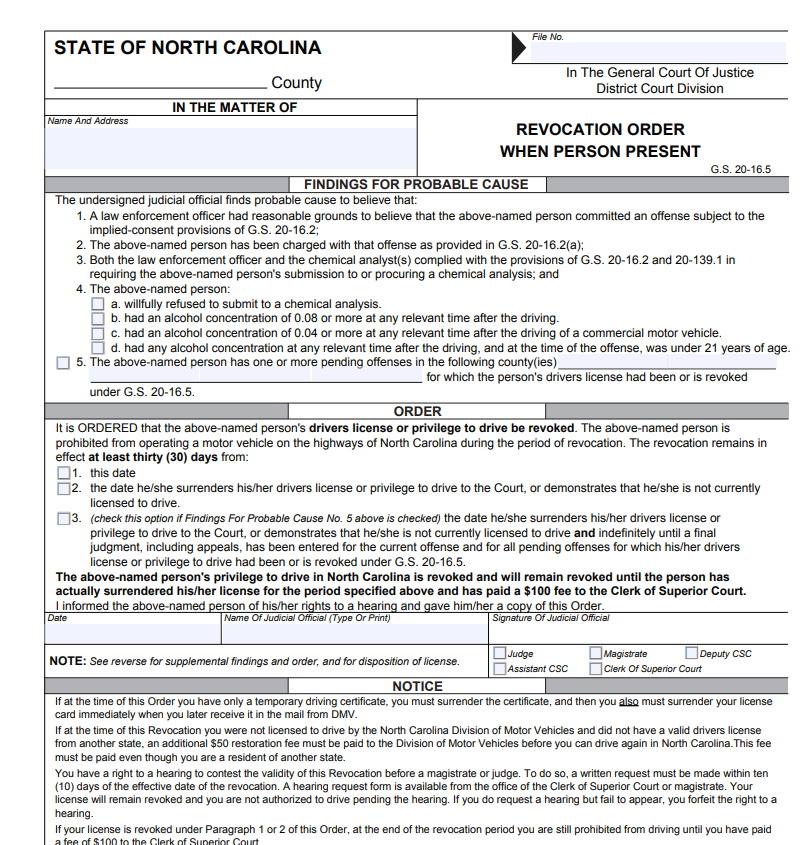 license revoked dwi stop civil revocation greensboro nc dwi lawyer