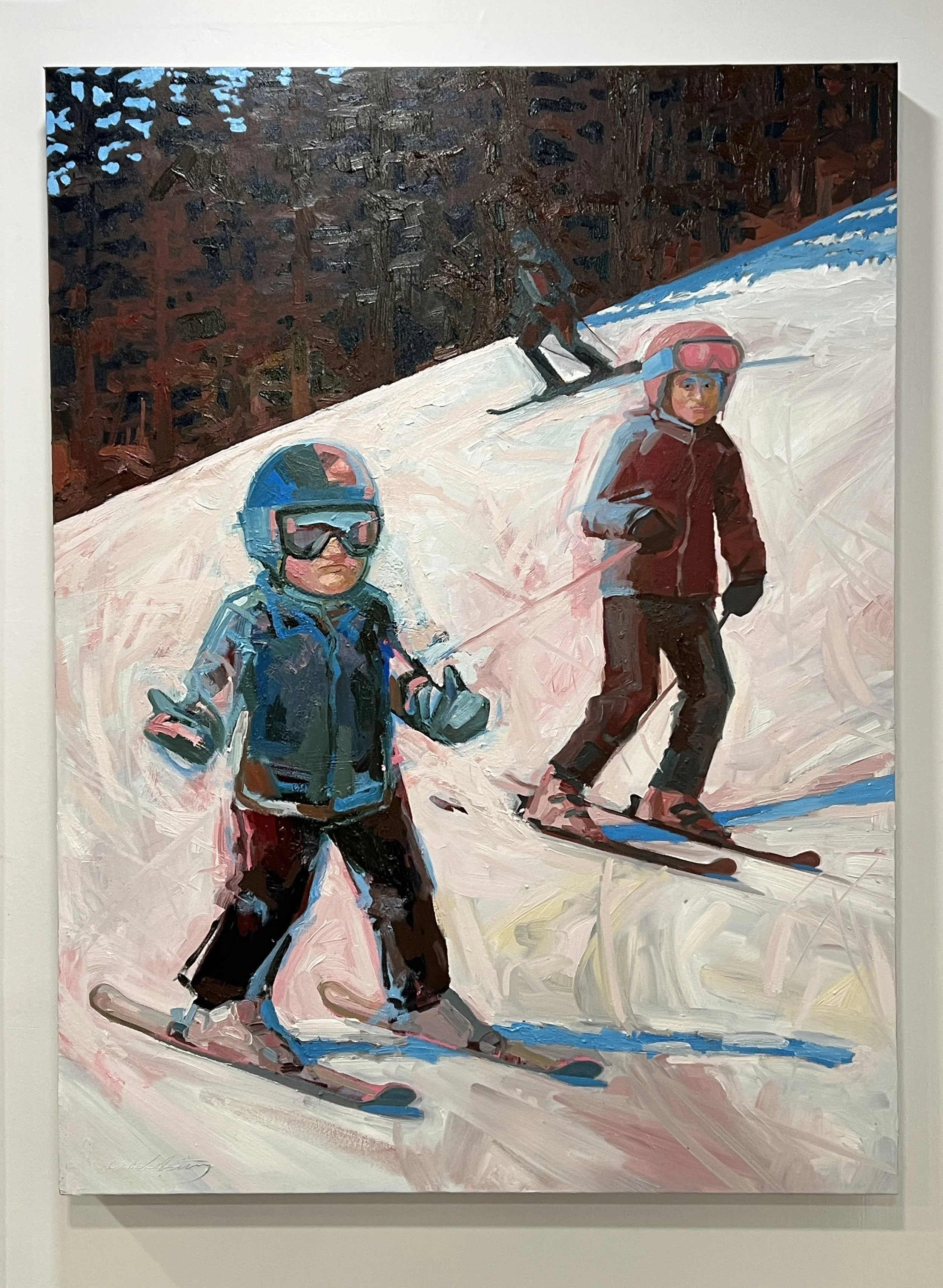 Aint Mess'n Around, 2025, oil on canvas, 48x36