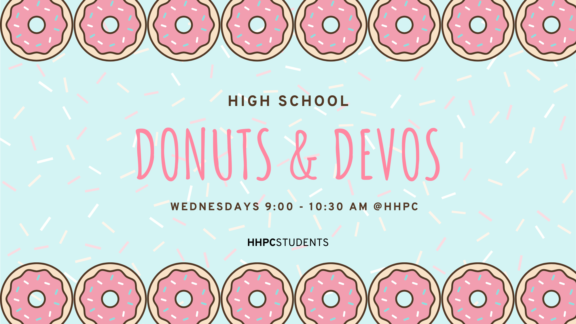 High School Donuts & Devos