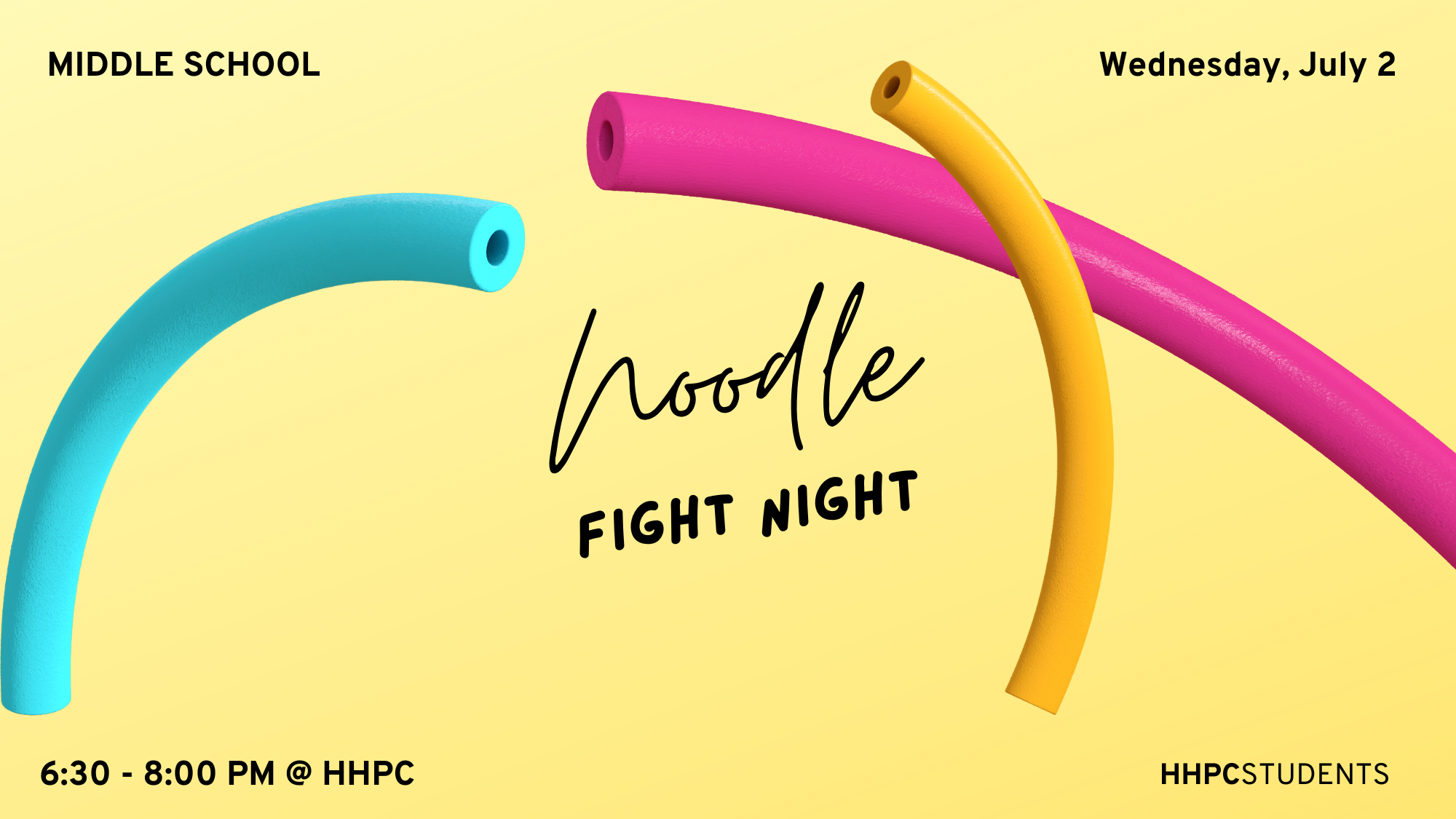 Middle School Noodle Fight Night