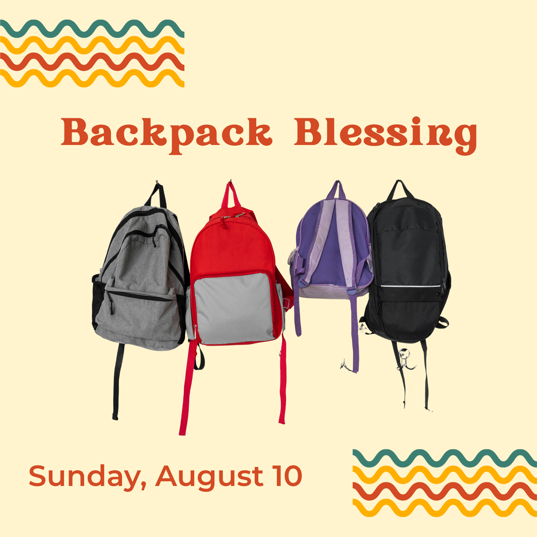 Backpack Blessing