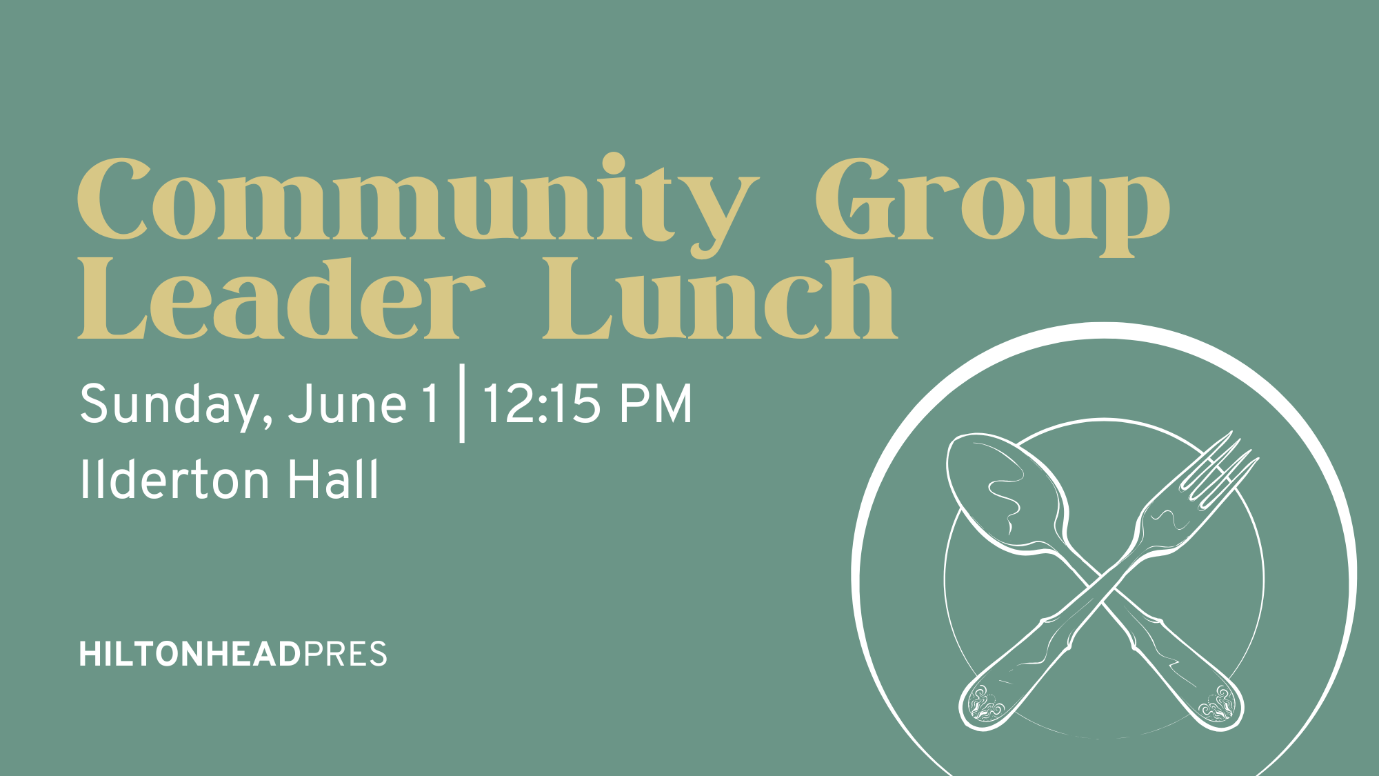 Community Group Leader Lunch
