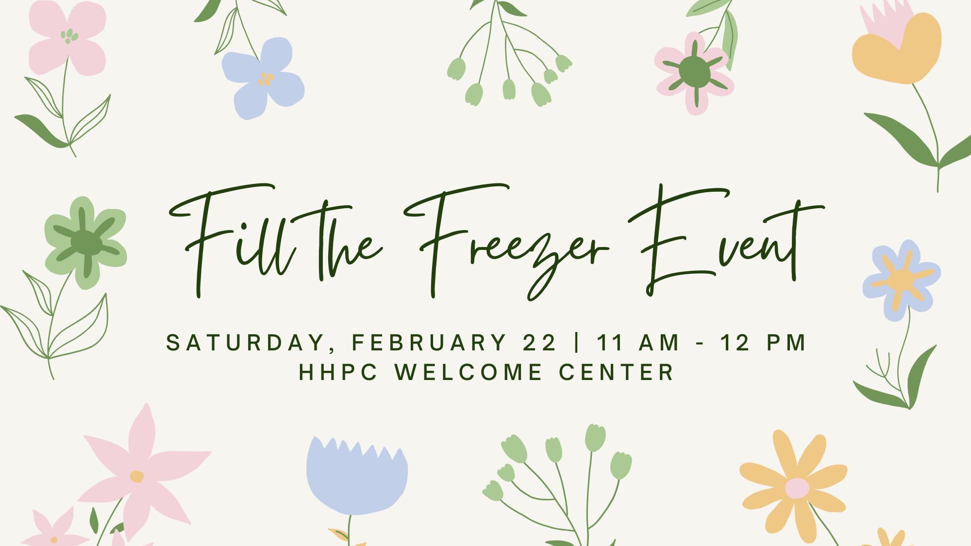 Fill the Freezer Event
