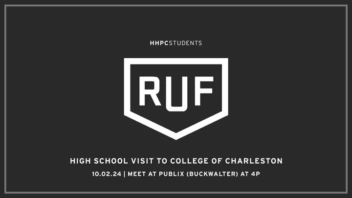 High School visit to RUF @ college of Charleston