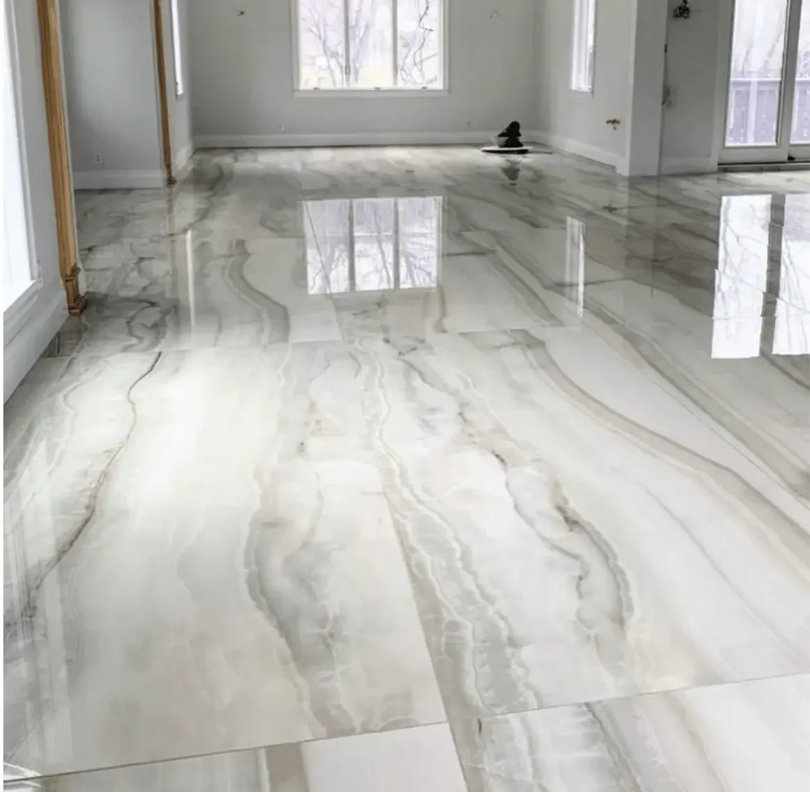 large format high-end tiled floors