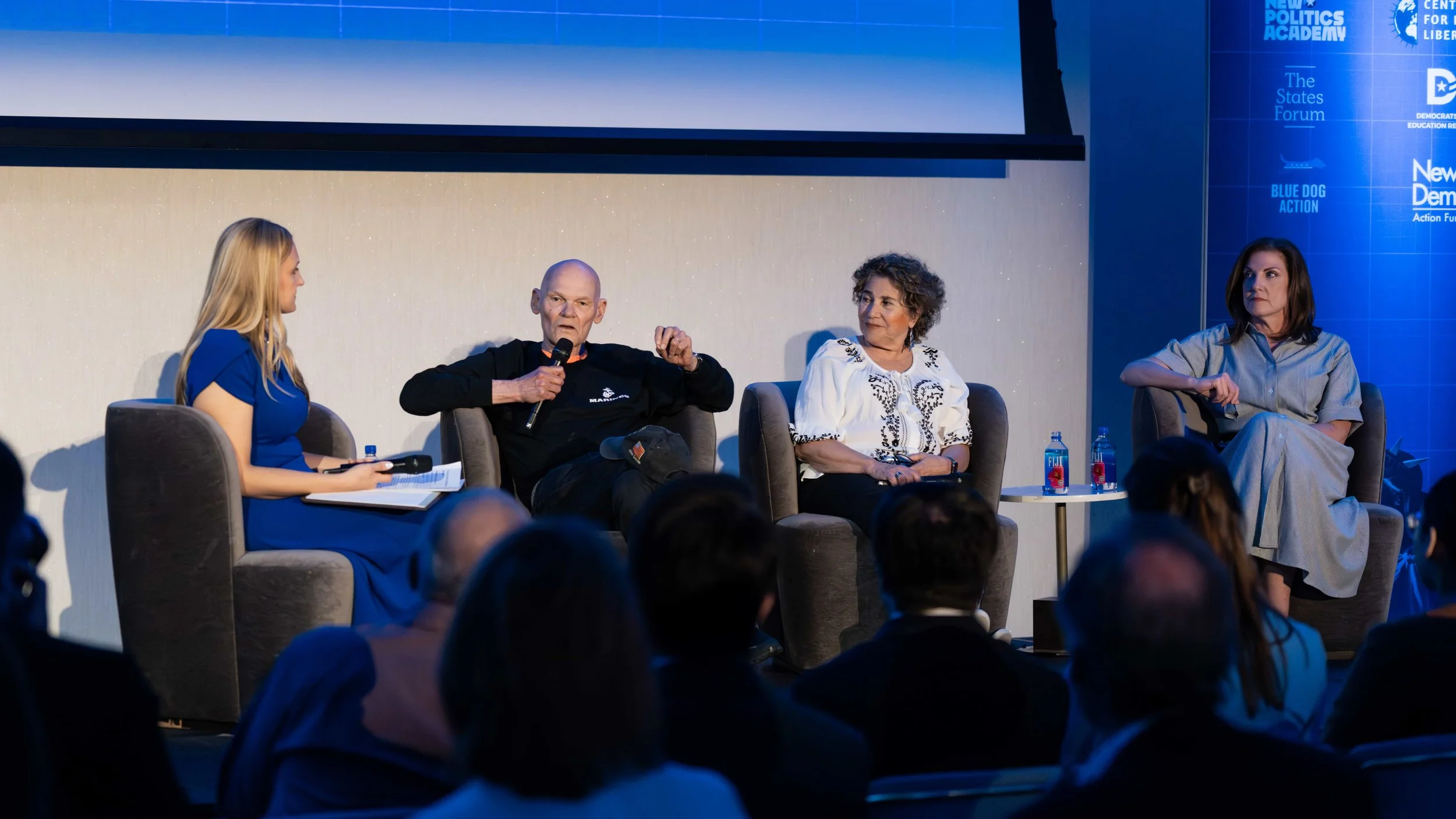 Sarah McCammon, James Carville, Jackie Payne, and Elaine Kamarck | WelcomeFest 2026