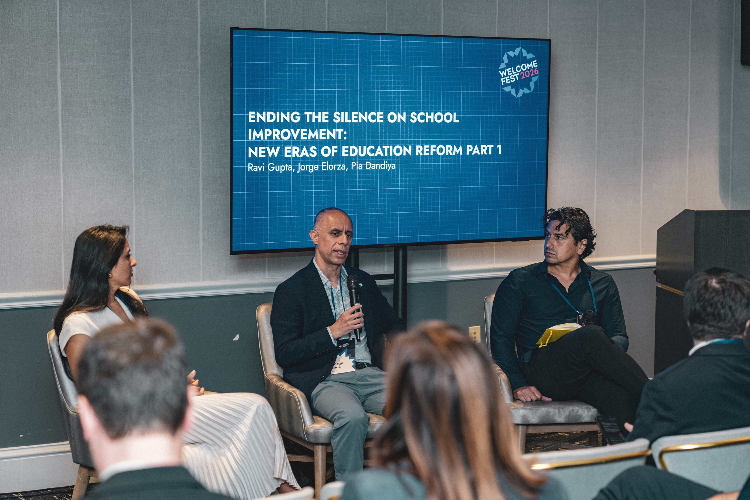 Ravi Gupta, Jorge Elorza, and Pia Dandiya | WelcomeFest 2026