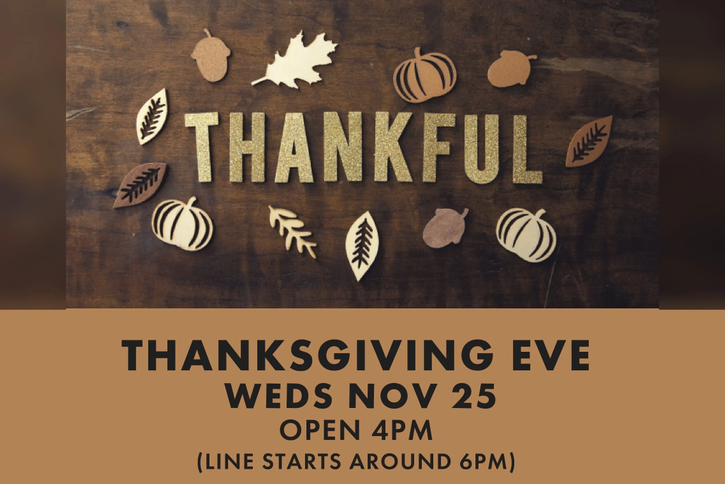Thanksgiving Eve