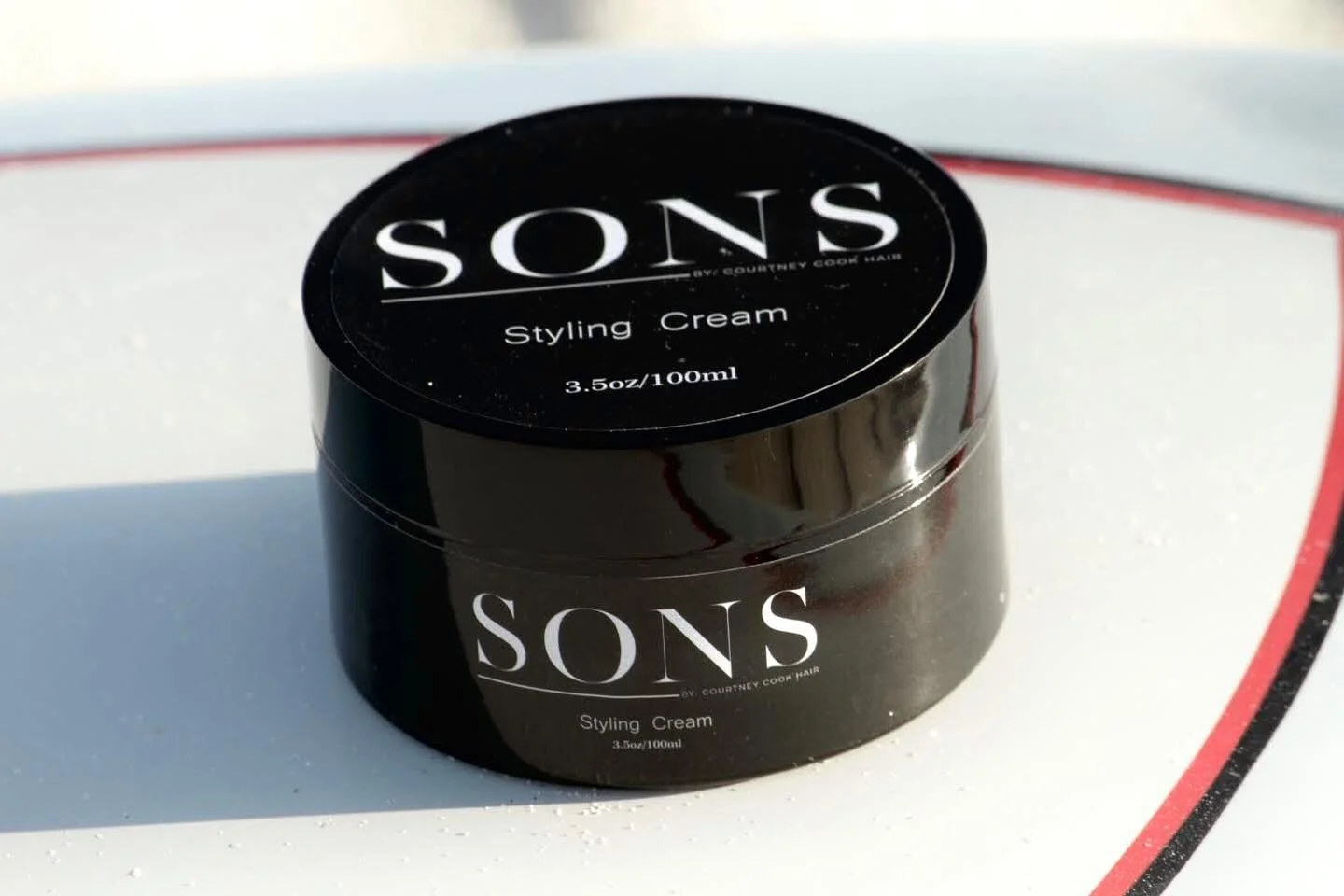 Up your hair game with our Matte Styling Cream. Summer MUST HAVE! ☀️🤙🏽 #sonsbycourtneycookhair