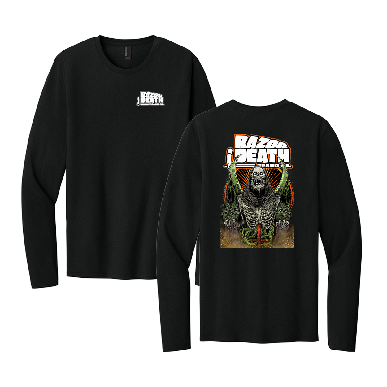 Razor Death Gothic Long Sleeve Tee