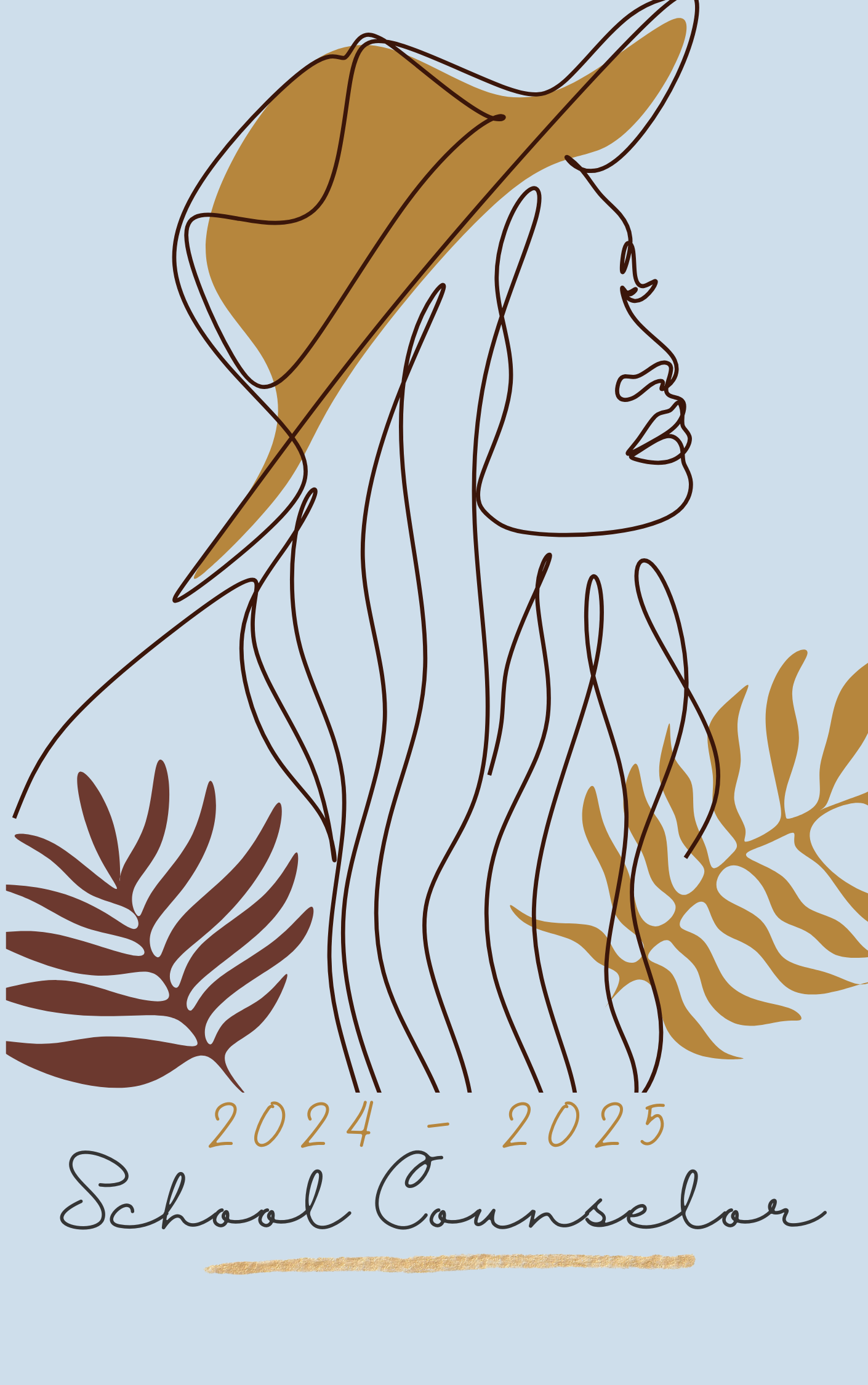 Agenda Blue Tropical Boho