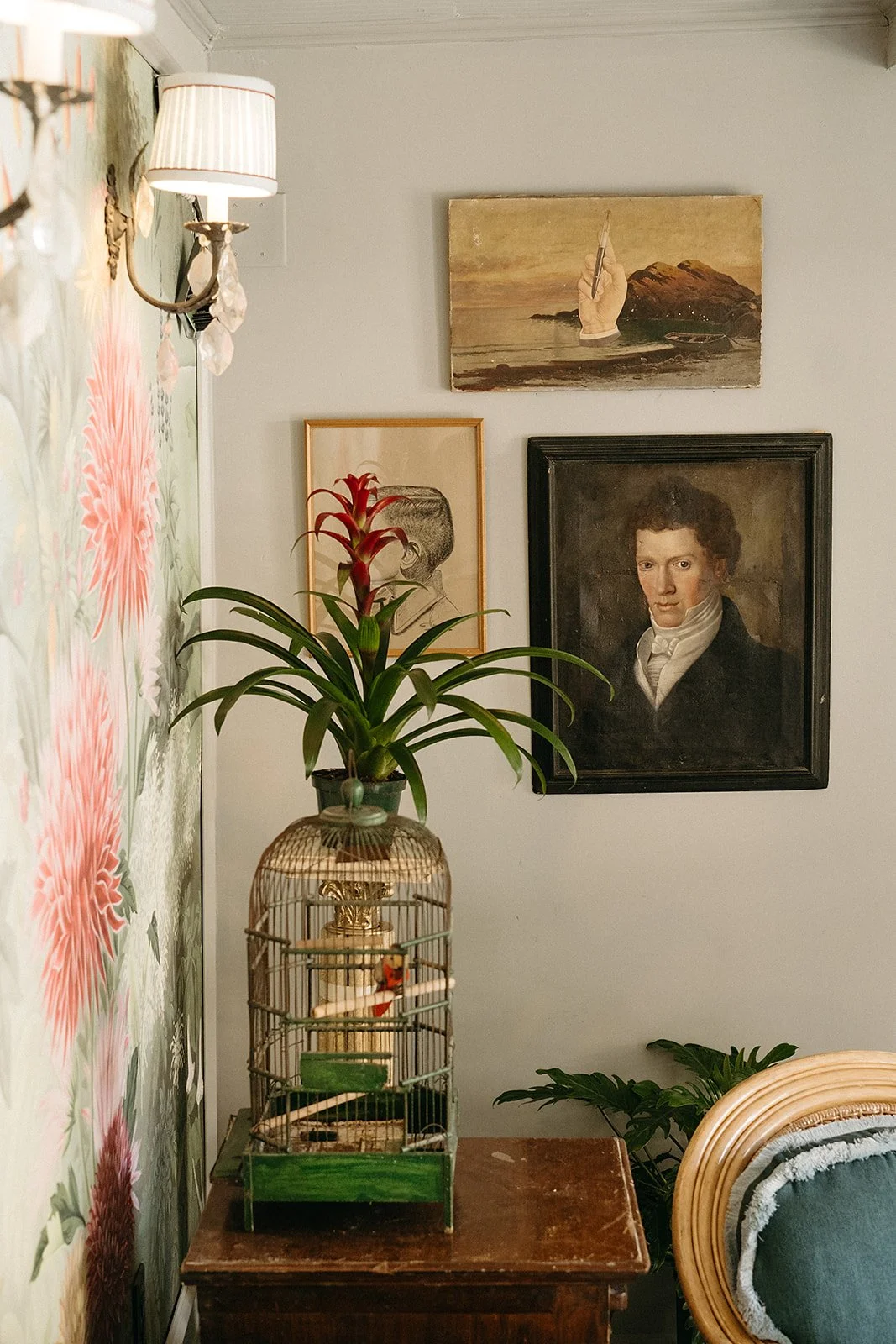 Detail still life image at the Celestine Hotel the french quarter, New Orleans