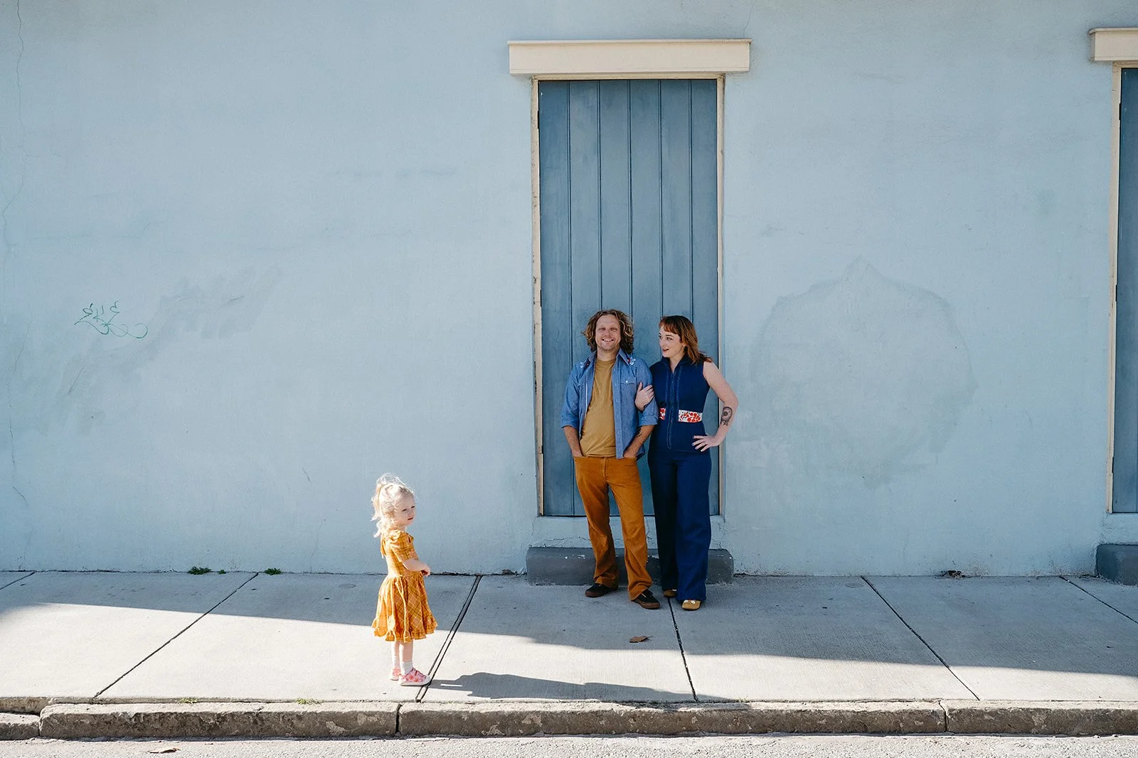 Family photo session in the french Quarter, new orleans.