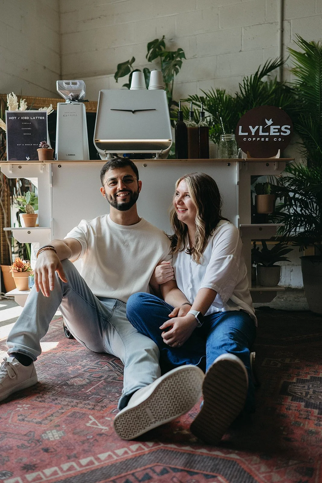 Portrait of the owners of Lyles Coffee Cart in New Orleans.