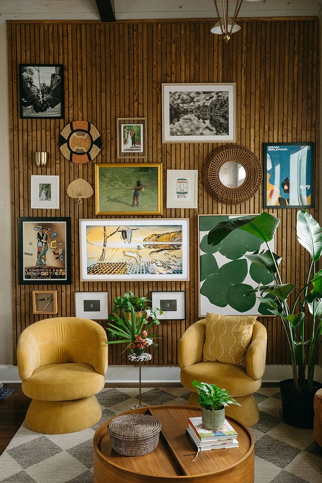 Still Life Image of newly remodeled Living space in the ByWater, New Orleans 