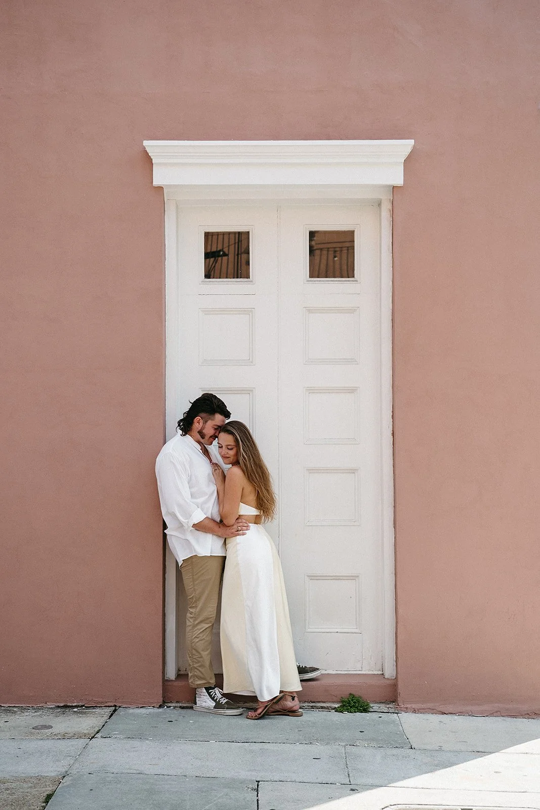 Couple photo session in the New Orleans CBD.  