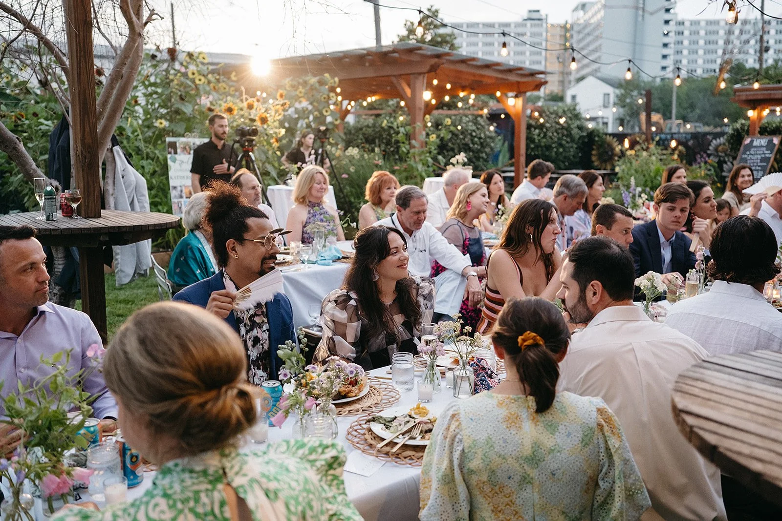 Wedding Rehearsal Dinner at Paradigm Gardens in New Orleans
