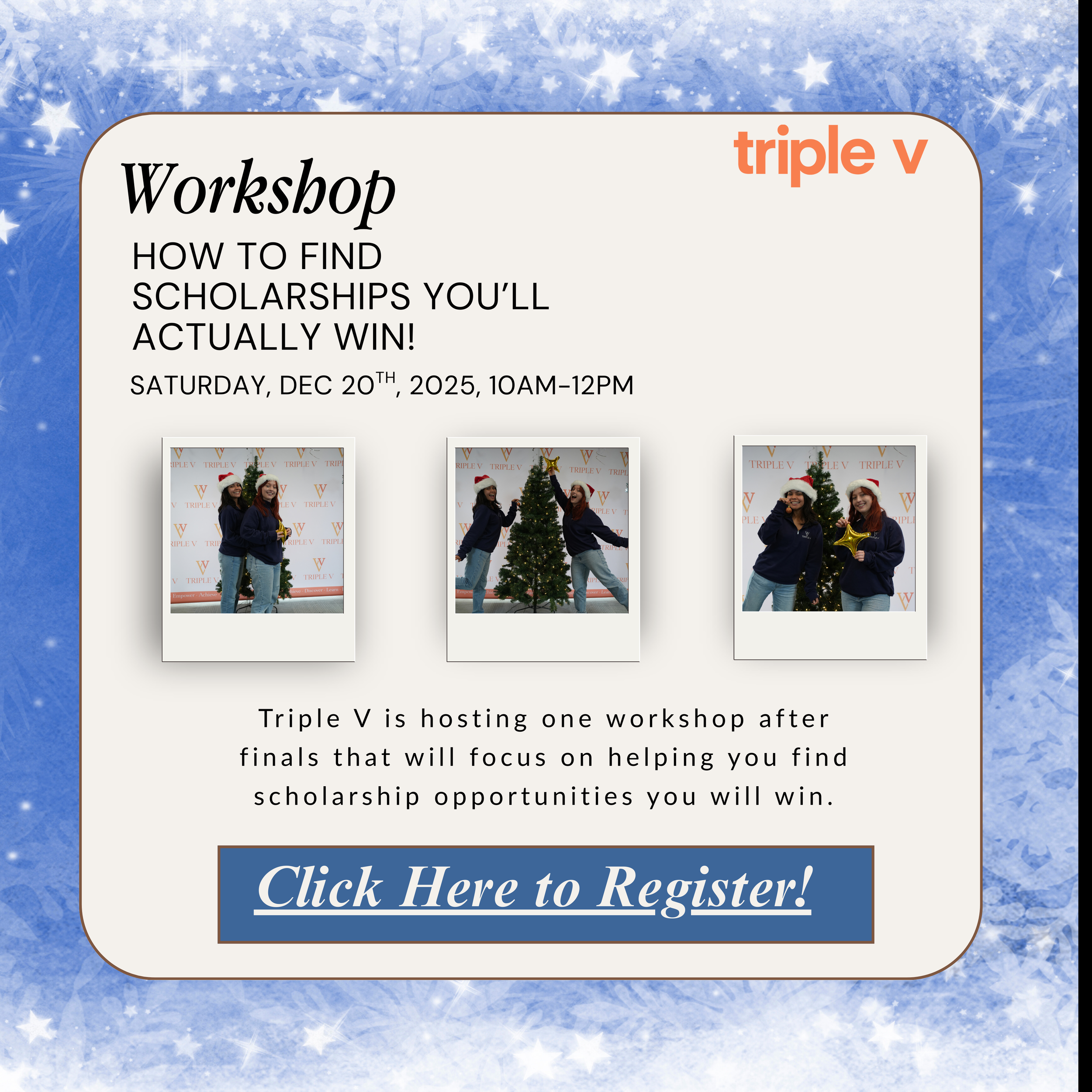 How to Find Scholarship’s You’ll Actually Win Workshop