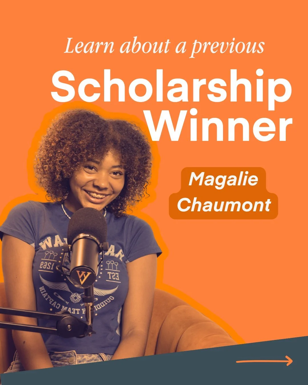 Scholarship Winner: Magalie Chaumont,
Magalie is using her scholarship to support her college tuition, completing a neuroscience internship, and rising with confidence earning a gold medal in taekwondo at Stanford.Congtas Magalie. #StudentsDreams #sc