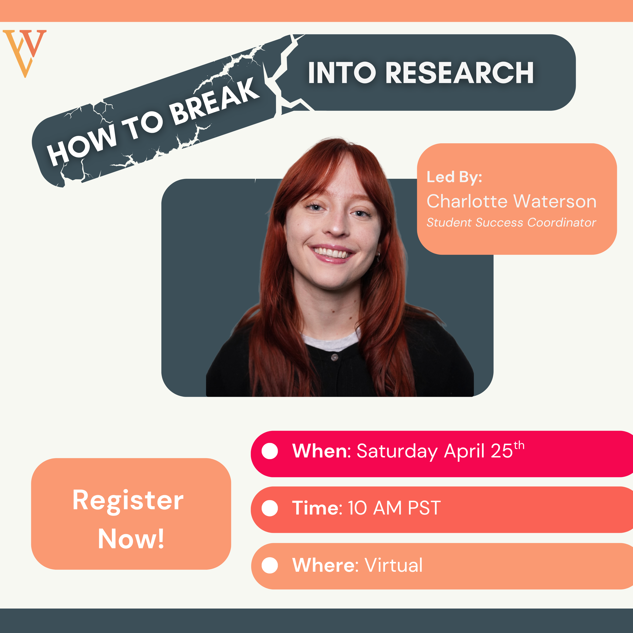 How to Break Into Research!