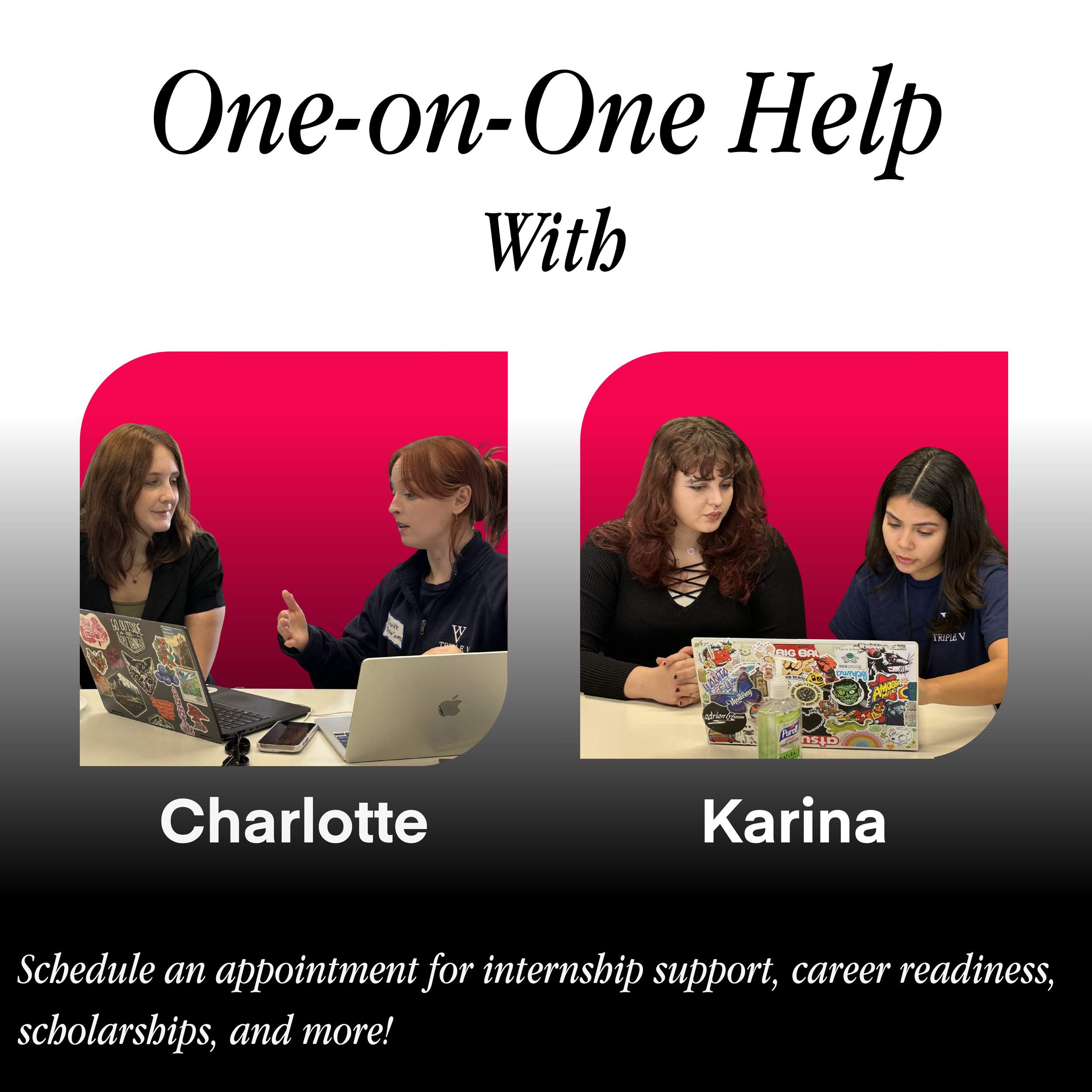 Schedule One-on-One Help Here!