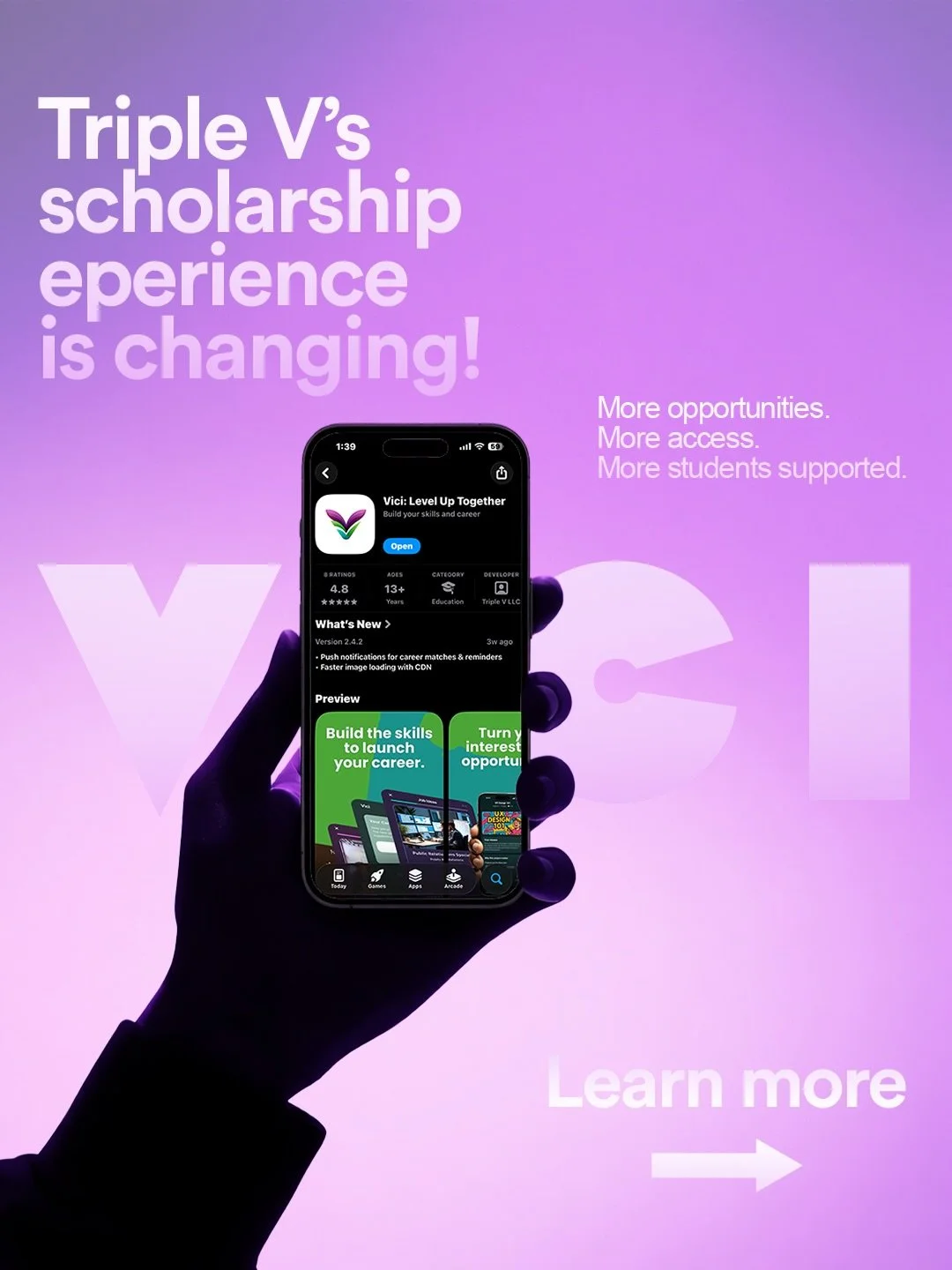 Have you heard? We&rsquo;ve officially changed the way we award scholarships. No more waiting months to receive your funds. With our new Mini Scholarships, if you&rsquo;re selected, the money goes straight to your bank account.

This month&rsquo;s St