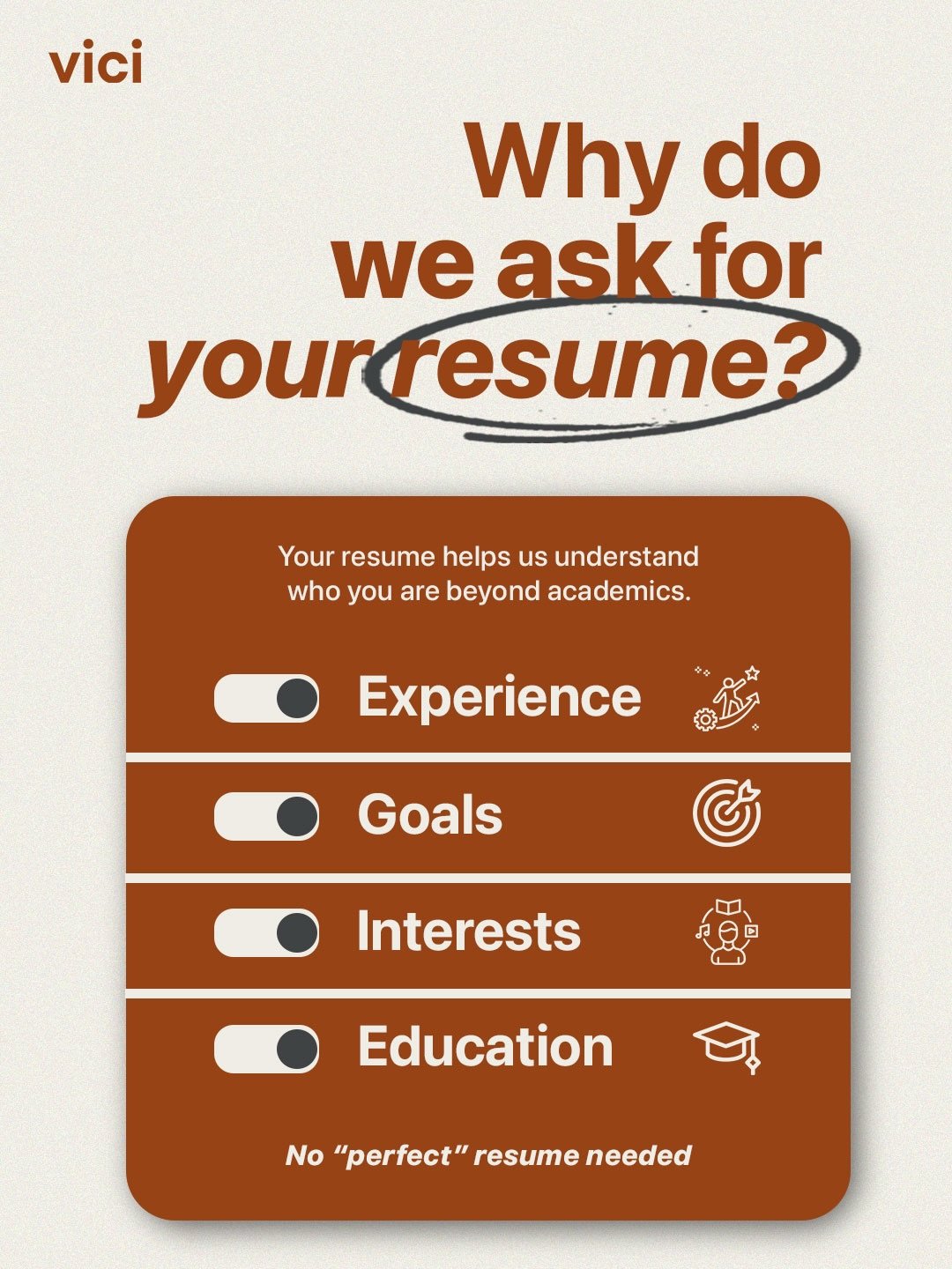 Why do we ask for your resume?🤔

Your resume helps us understand your experiences, interests, education, and future goals so we can better recommend scholarship opportunities that best align with your journey. The more information you provide, the b