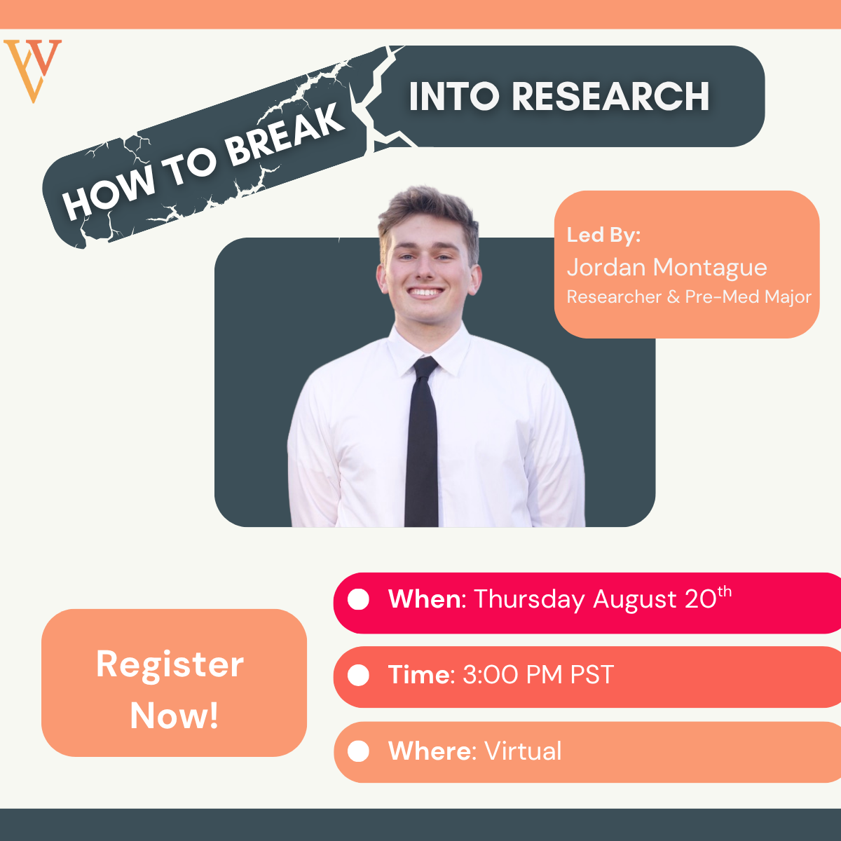 How to Break Into Research! 