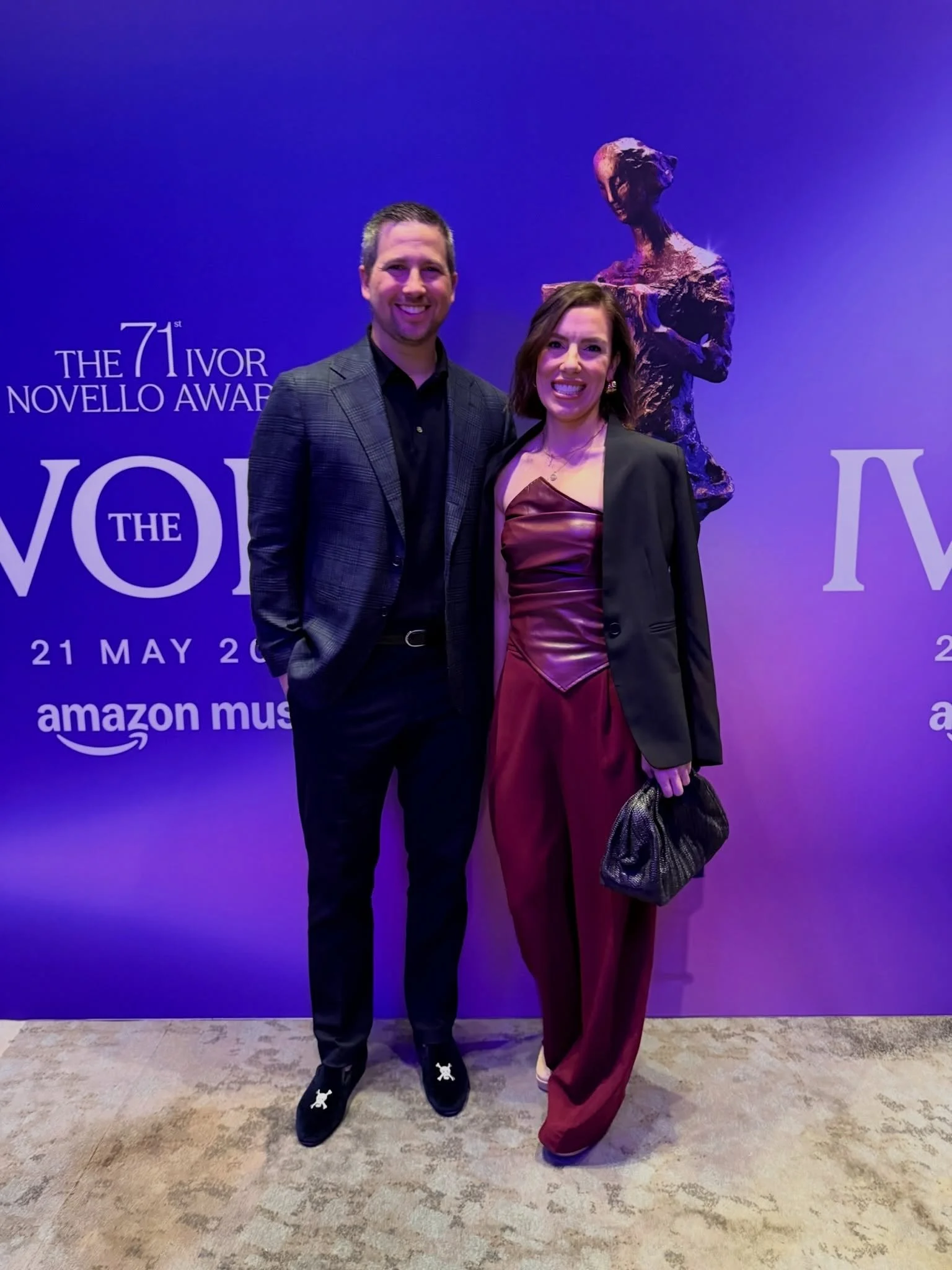 A short list of things I did on my even shorter first trip to London:

1. The Ivors Awards - celebrating the genius and transportation of genre-bending songwriting. FYI some of your favorite artists may be musical savants, but their comedic timing is