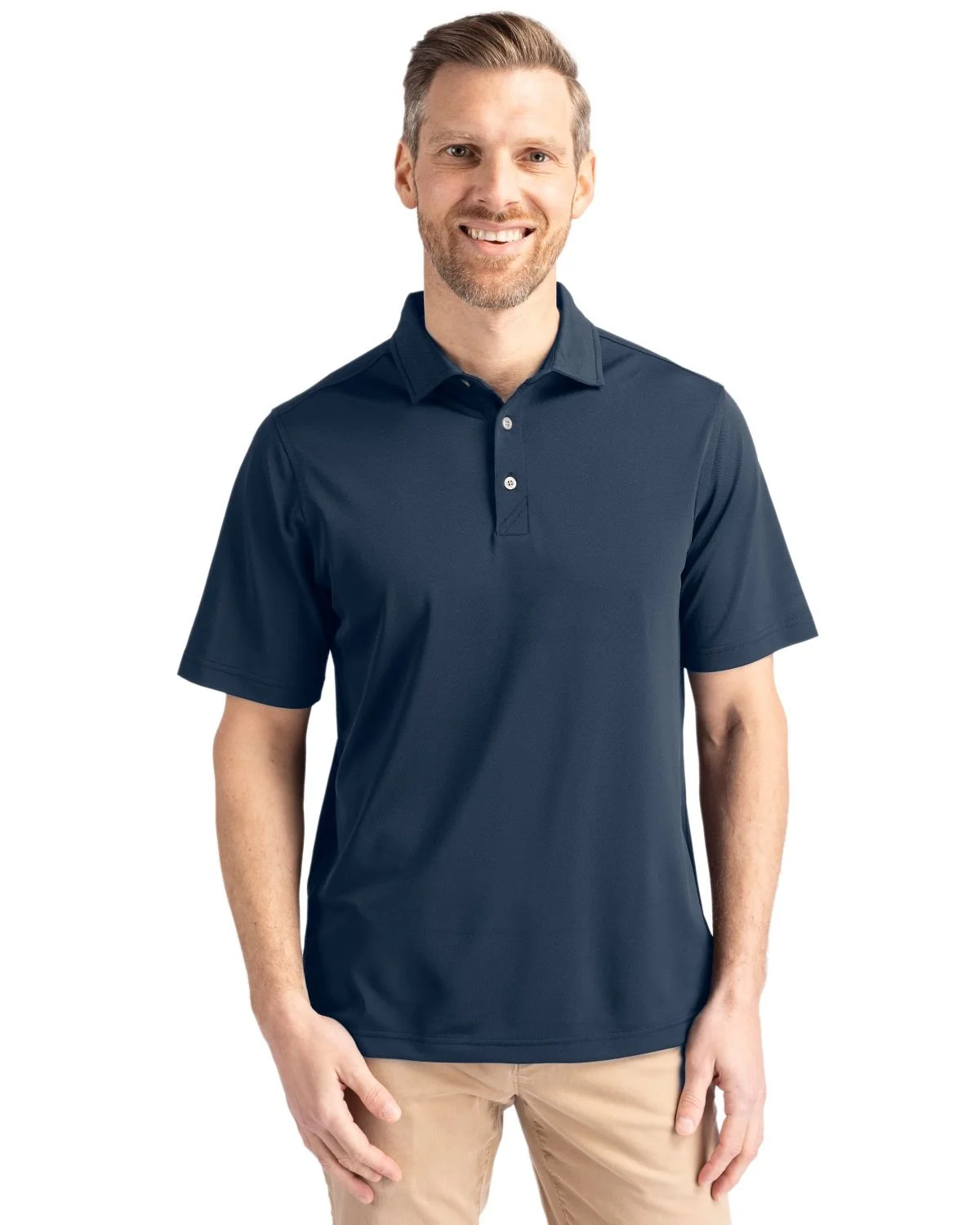 MCK01144 - Residence at Carlisle - Cutter & Buck Virtue Eco Pique Recycled Mens Polo - Navy
