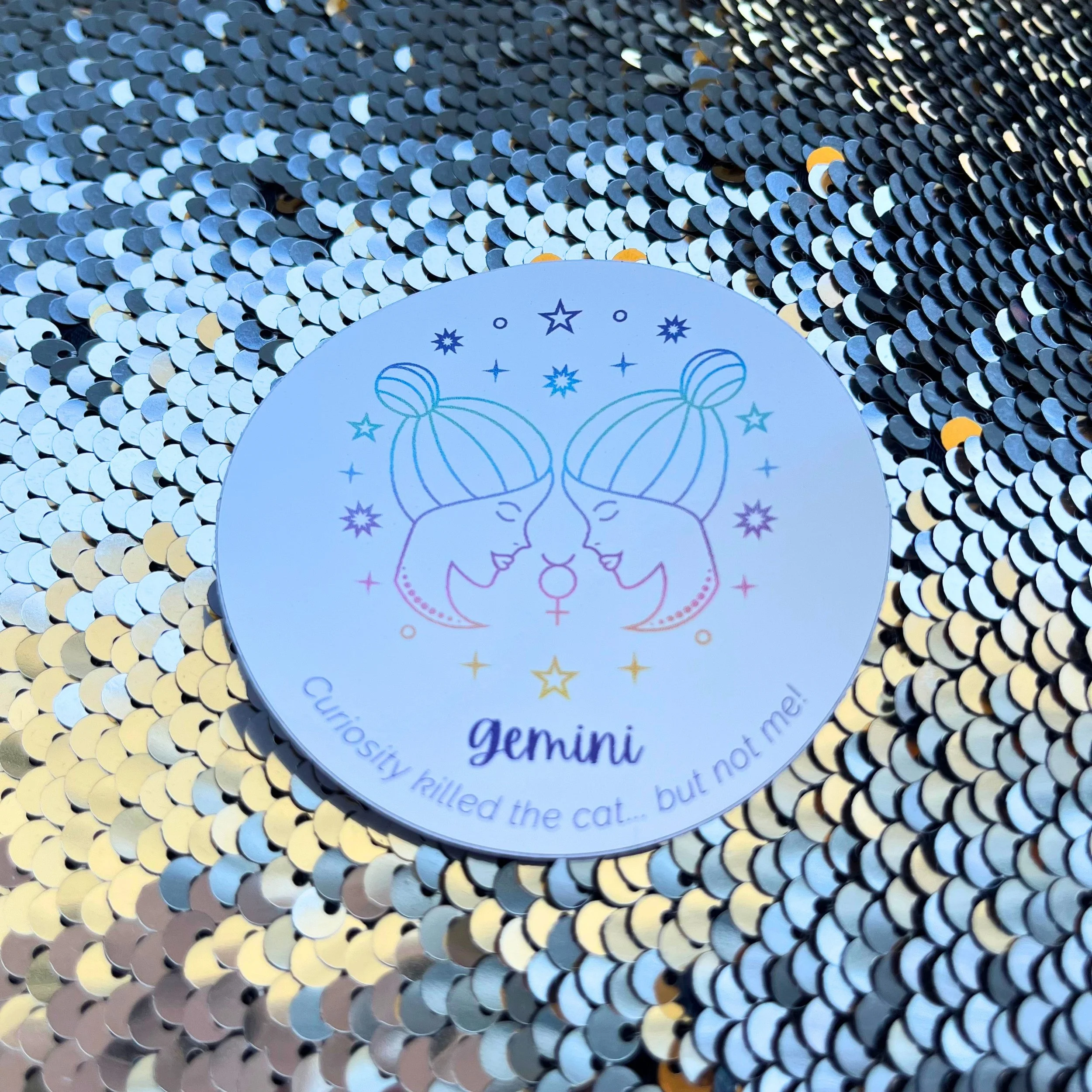 Gemini Zodiac Sign Sticker