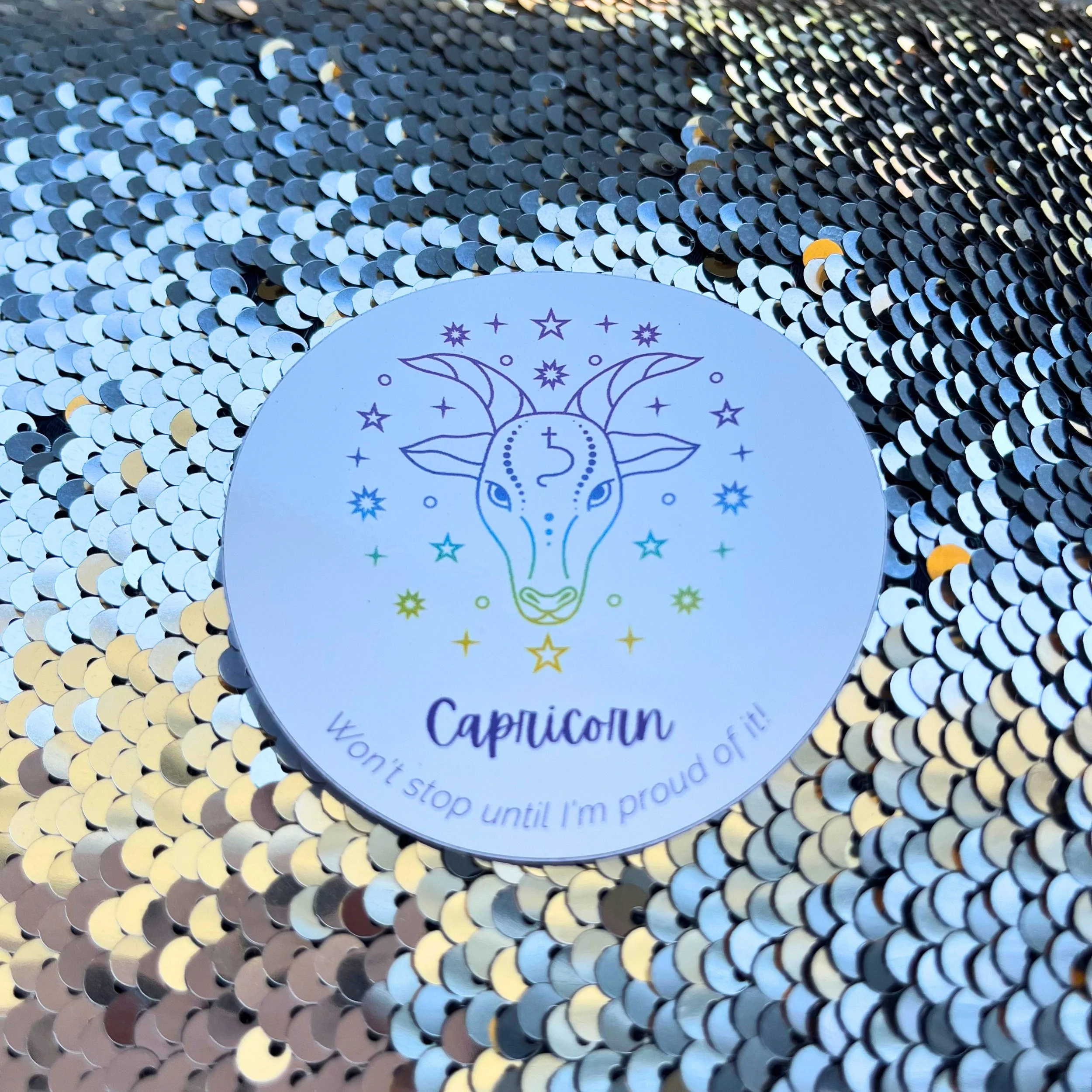 Capricorn Zodiac Sign Sticker