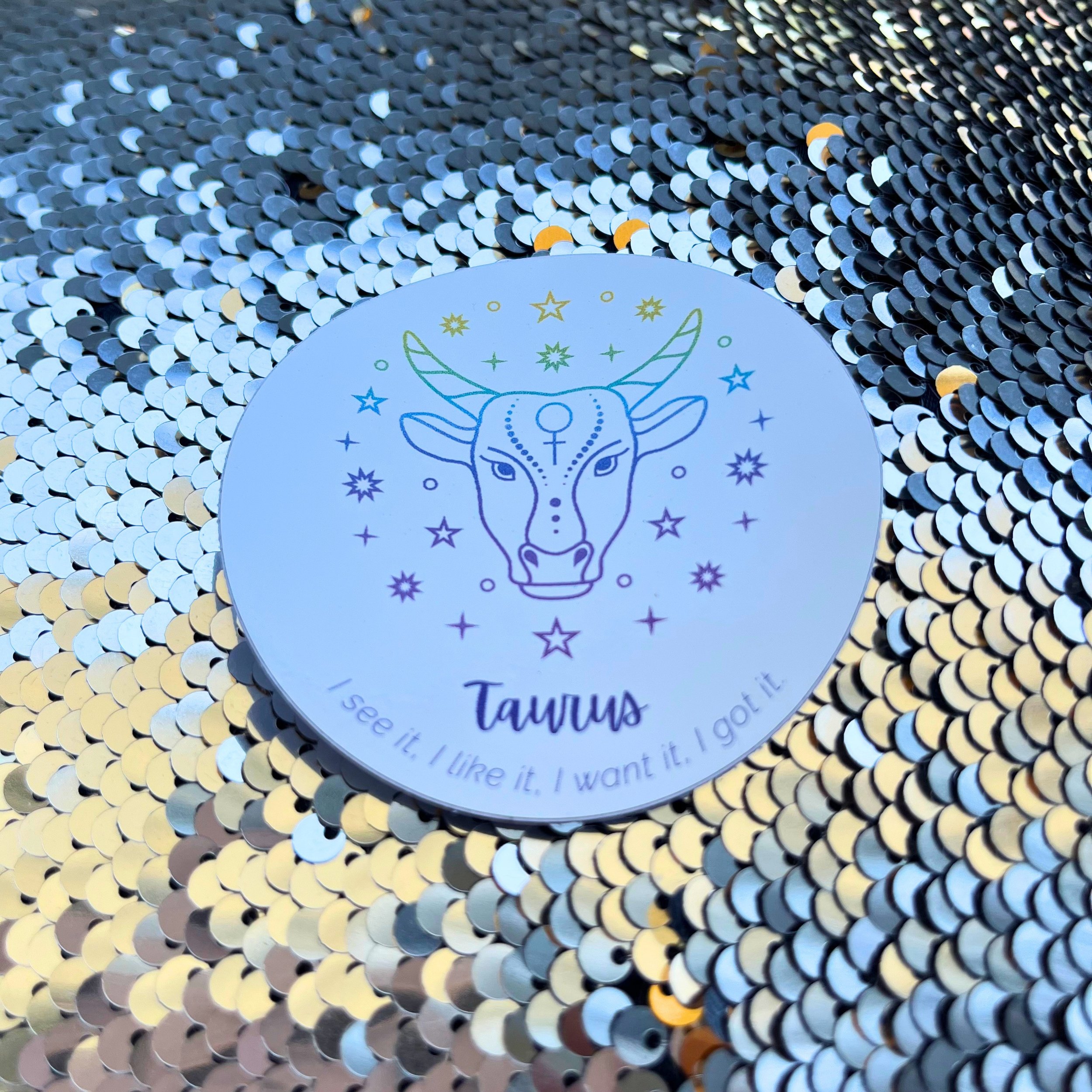 Taurus Zodiac Sign Sticker