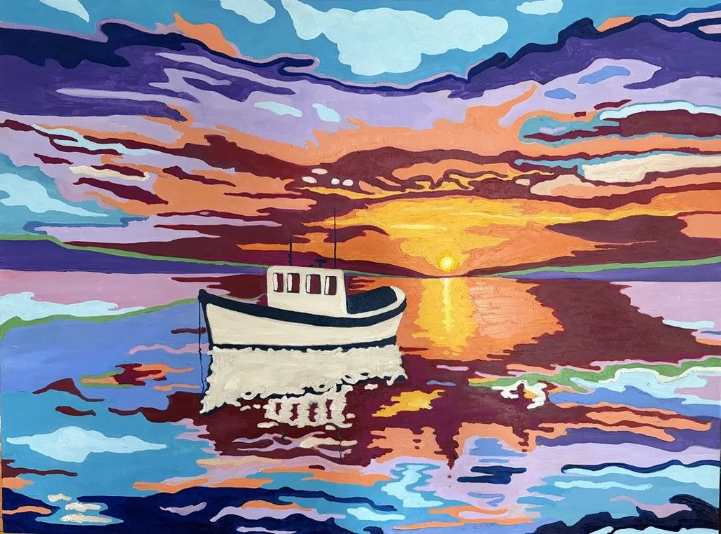 "Awakening," oil on canvas, 30"x40"