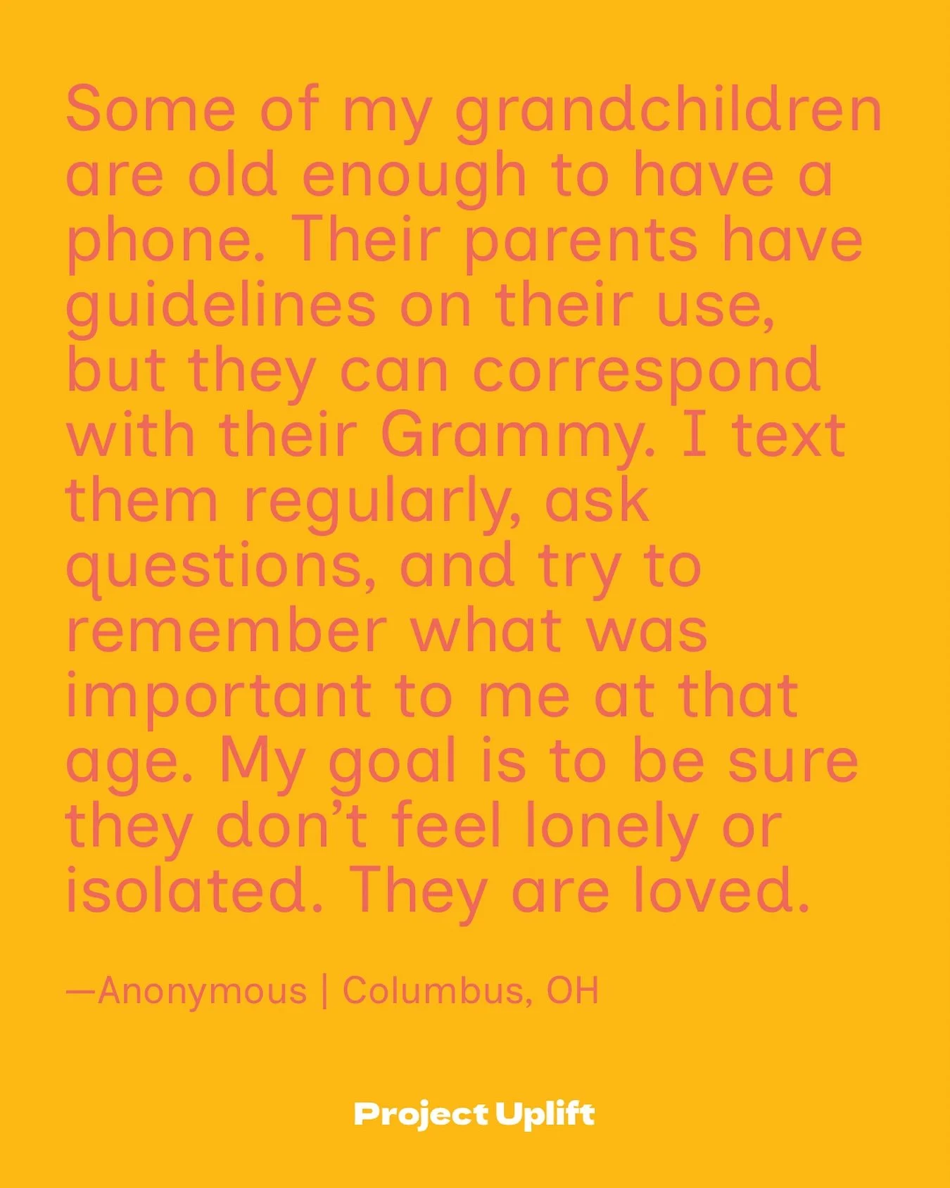 &ldquo;Some of my grandchildren are old enough to have a phone. Their parents have guidelines on their use, but they can correspond with their Grammy. I text them regularly, ask questions, and try to remember what was important to me at that age. My 