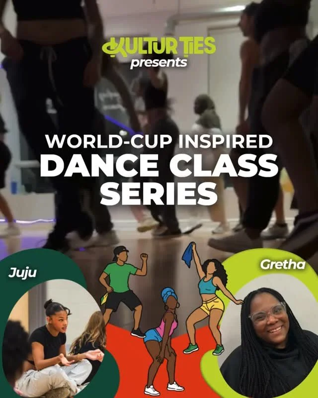 We're starting the summer right.🌍 👀 

This June, Kultur Ties is bringing a four-class dance series to Ottawa!

Every class is a different style - inspired by the cultures taking over the world stage right now.

Your lovely guides @grethajaaygee and